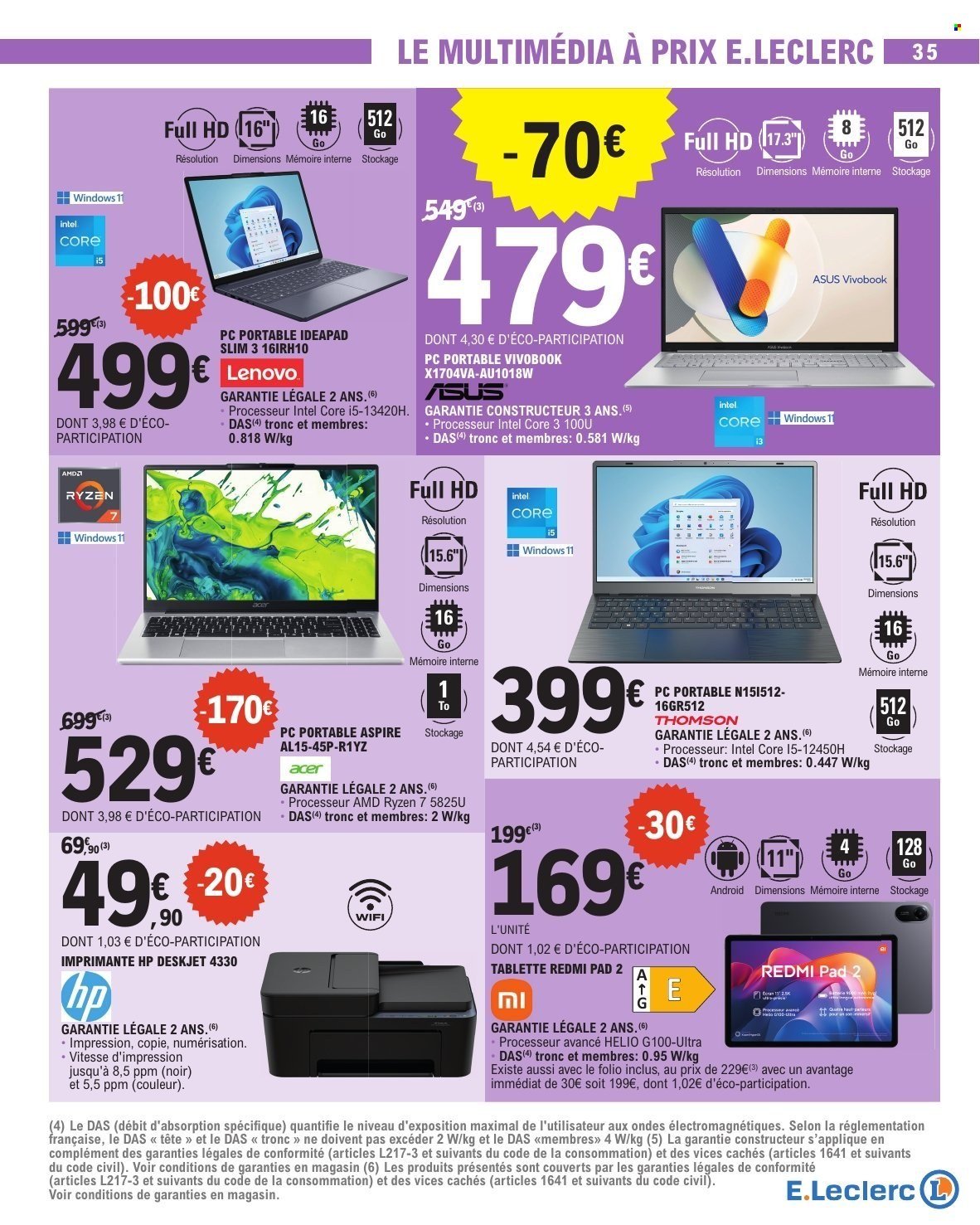 Catalogue E.LECLERC - DEPENSER MOINS (2026-02-24 - 2026-03-07)