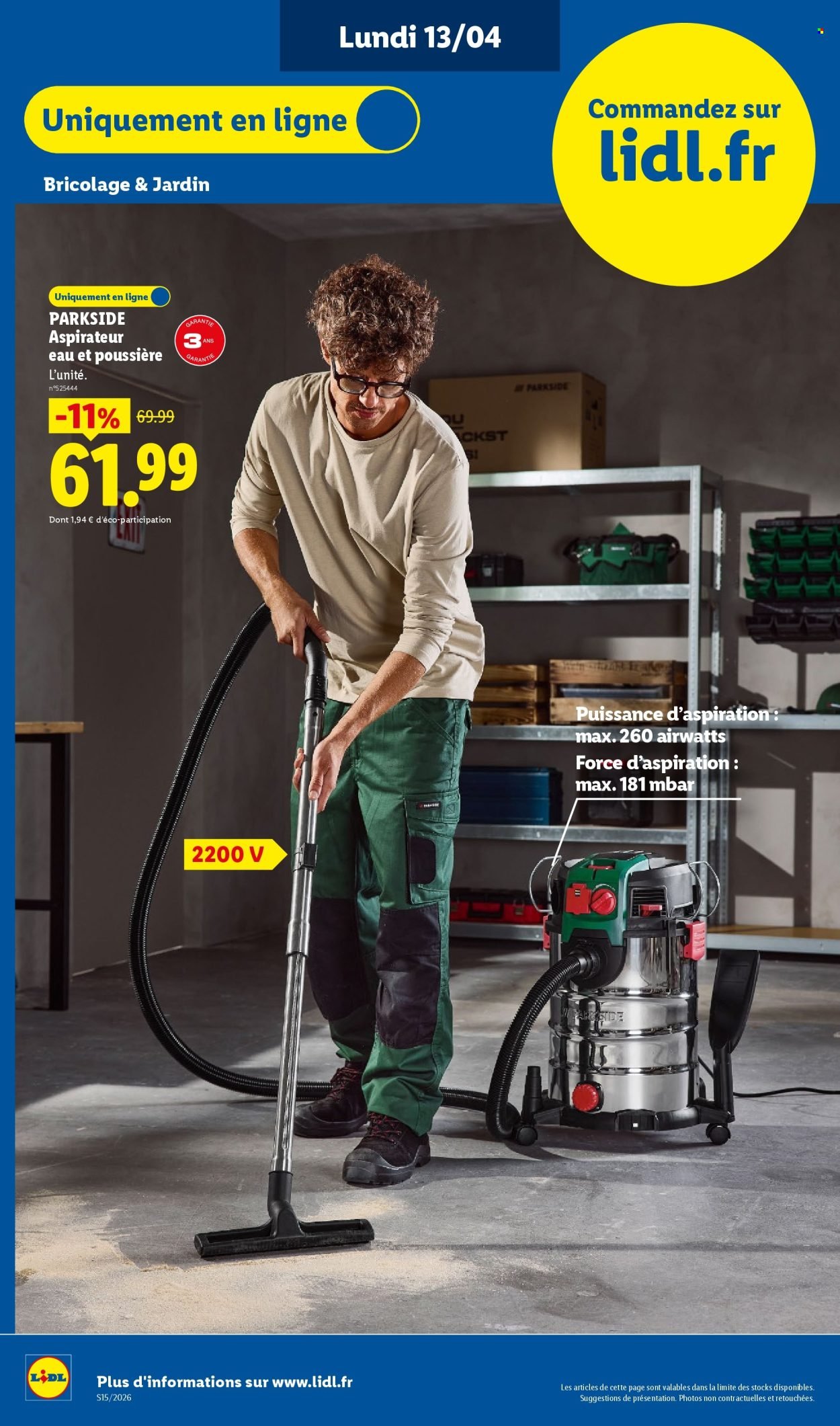 Catalogue LIDL - Les Exclus Web de la semaine