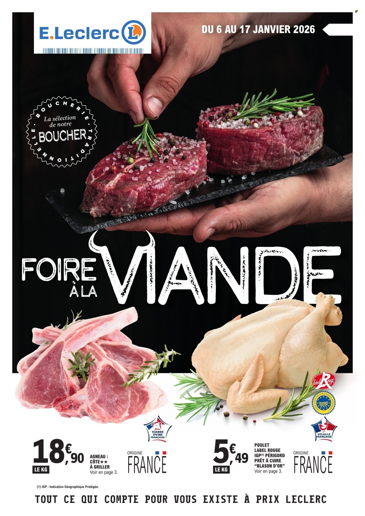 Catalogue E.LECLERC - FOIRE A LA VIANDE