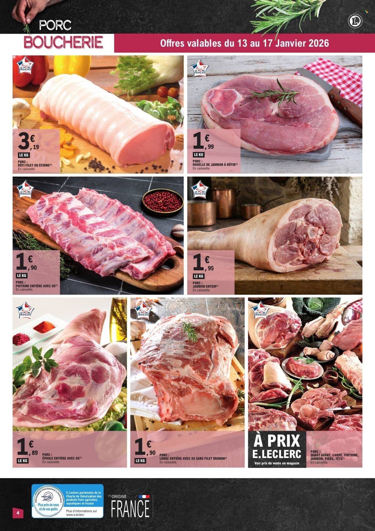 Catalogue E.LECLERC - FOIRE A LA VIANDE (2026-01-06 - 2026-01-17)