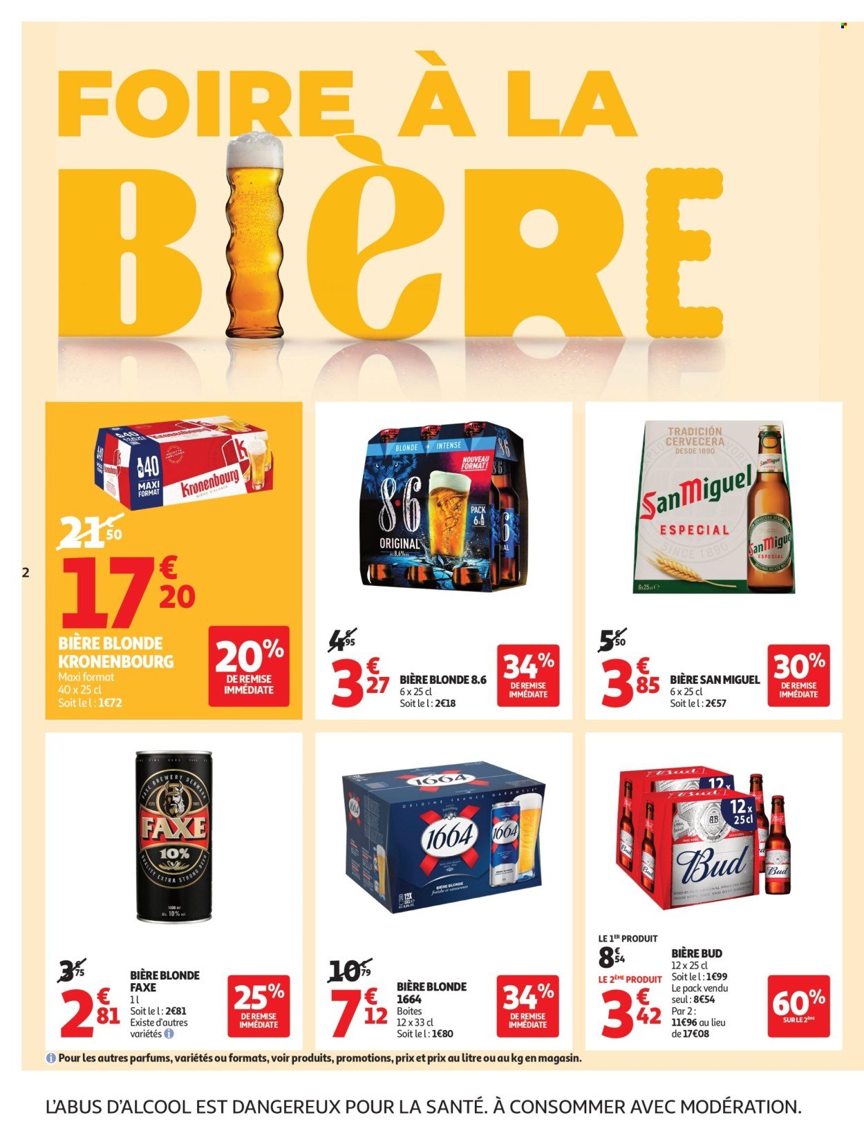 Catalogue AUCHAN - Foire à la bière : sans pression pour le budget (2025-07-29 - 2025-08-10)