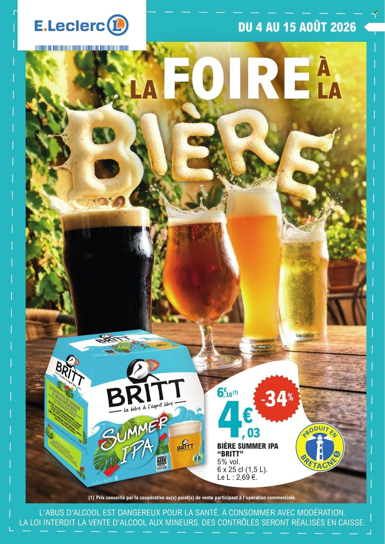 Catalogue E.LECLERC - Foire à la Bière