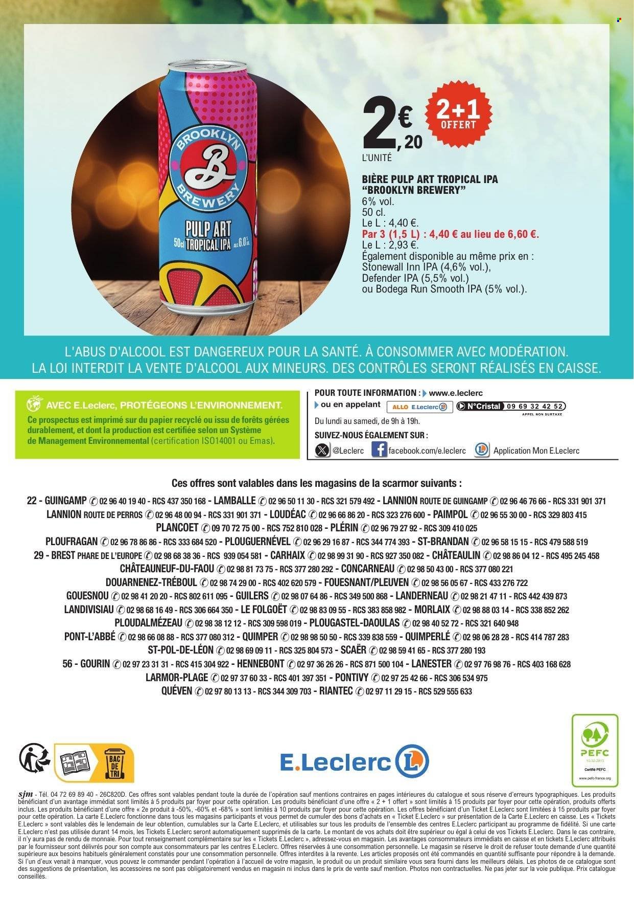 Catalogue E.LECLERC - Foire à la Bière