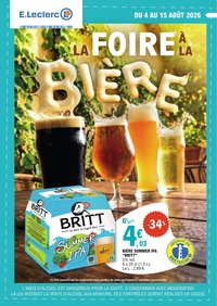 Catalogue E.LECLERC - Foire à la Bière
