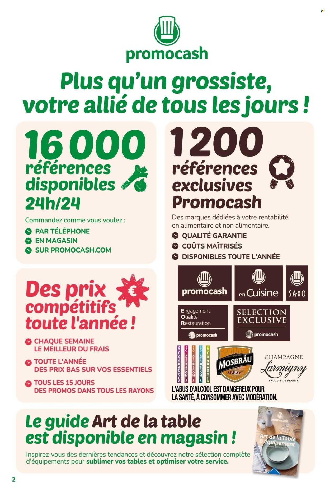 Catalogue PROMOCASH - GUIDE RESTAURATION TRADITIONNELLE