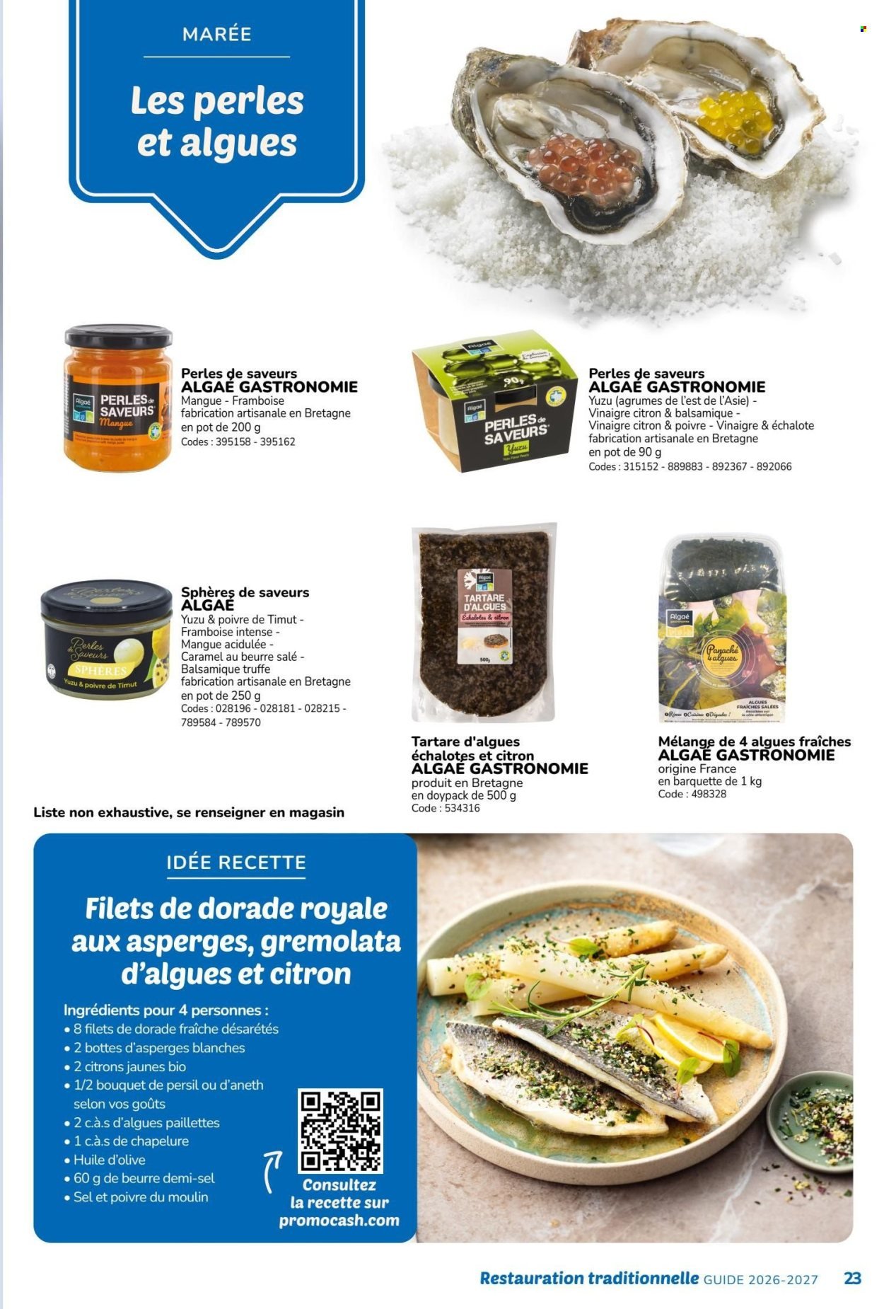 Catalogue PROMOCASH - GUIDE RESTAURATION TRADITIONNELLE