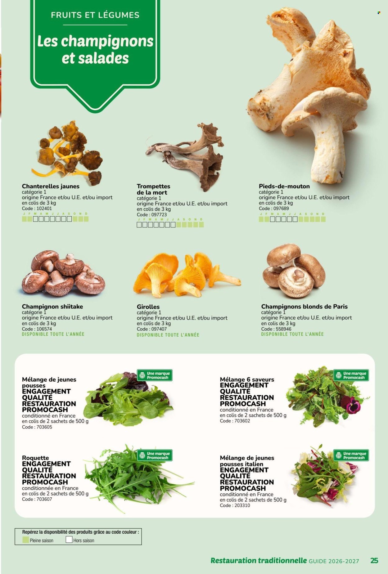 Catalogue PROMOCASH - GUIDE RESTAURATION TRADITIONNELLE