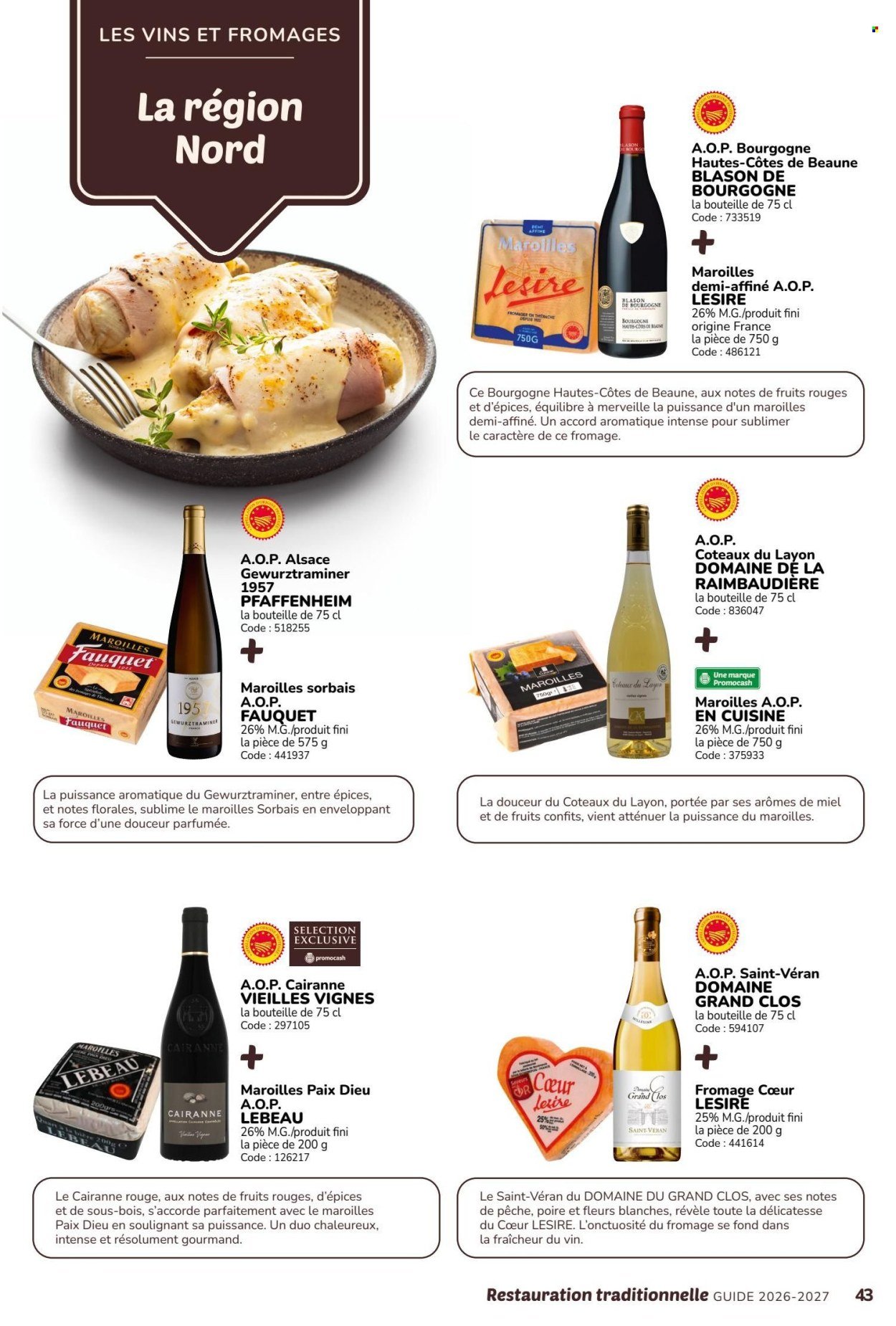 Catalogue PROMOCASH - GUIDE RESTAURATION TRADITIONNELLE