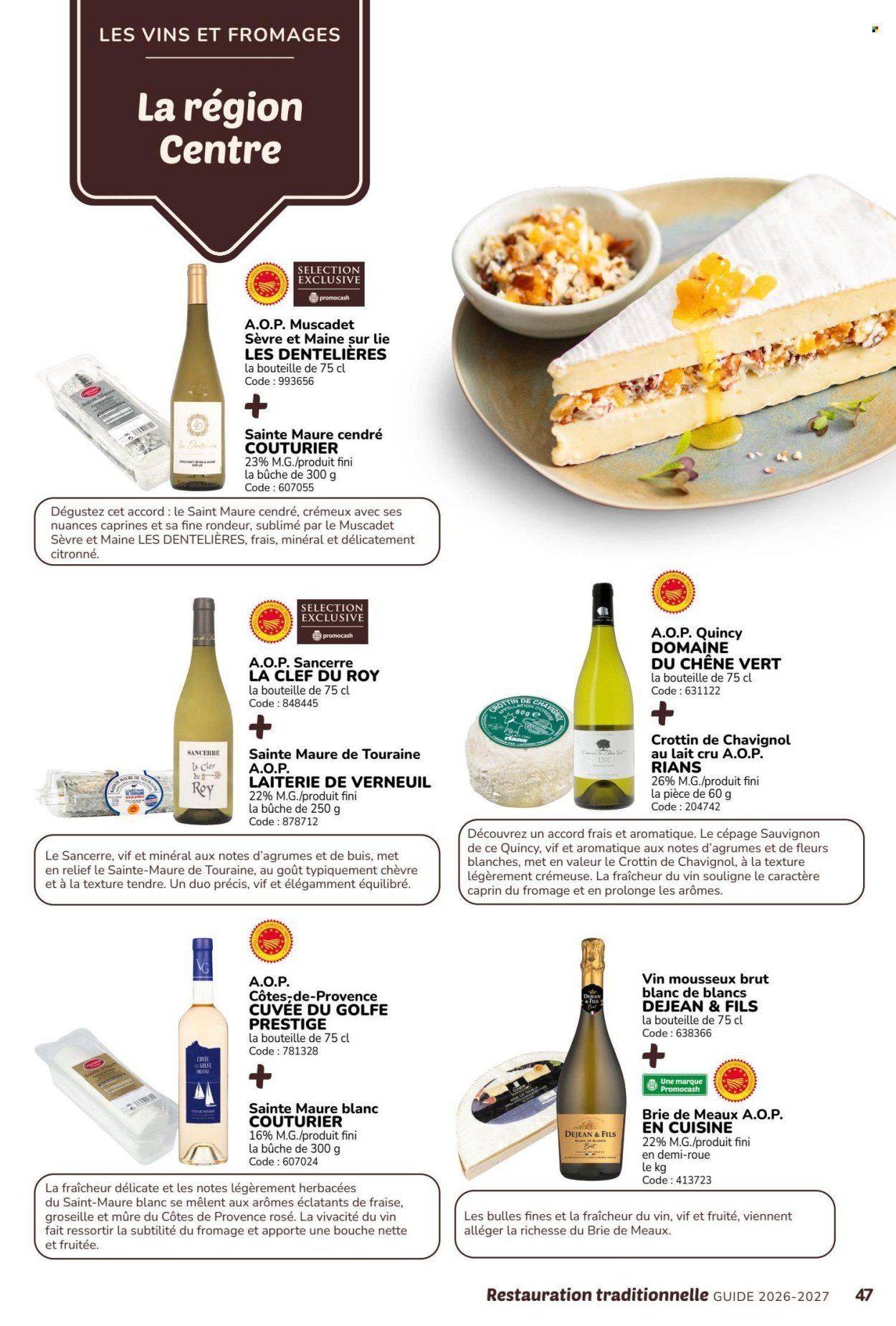 Catalogue PROMOCASH - GUIDE RESTAURATION TRADITIONNELLE
