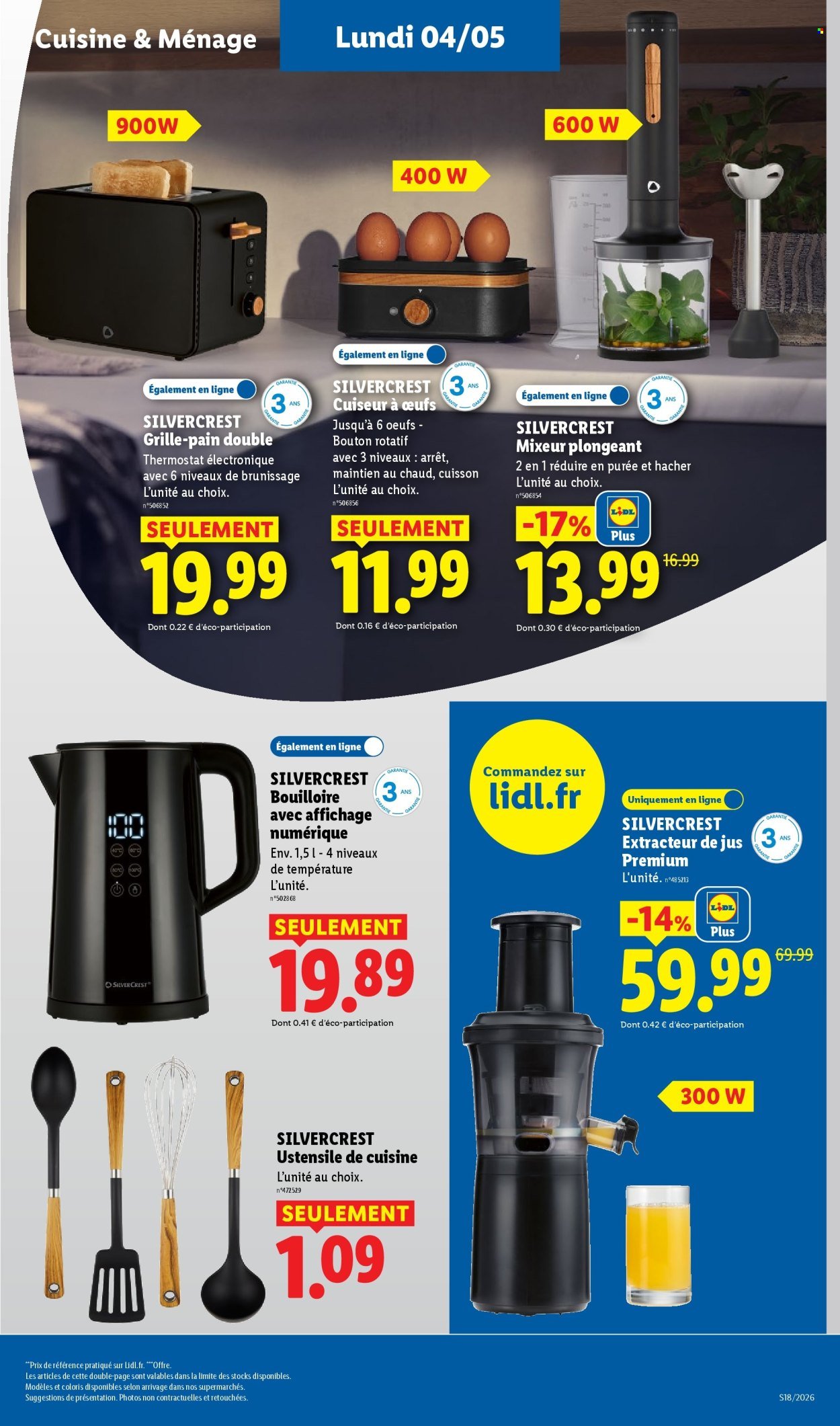 Catalogue LIDL - Les promos de la semaine (2026-04-30 - 2026-05-06)