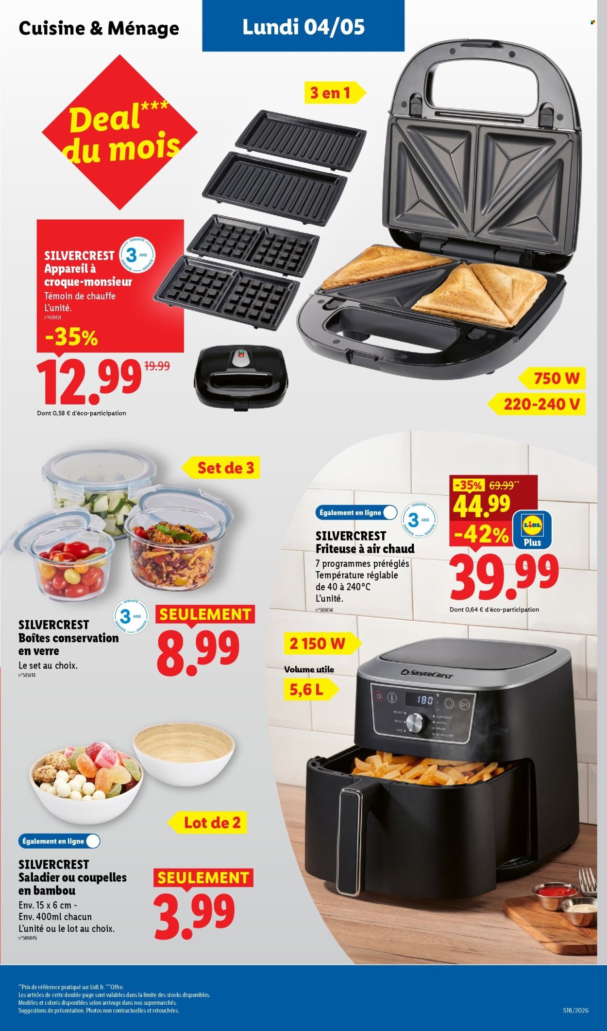 Catalogue LIDL - Les promos de la semaine (2026-04-30 - 2026-05-06)