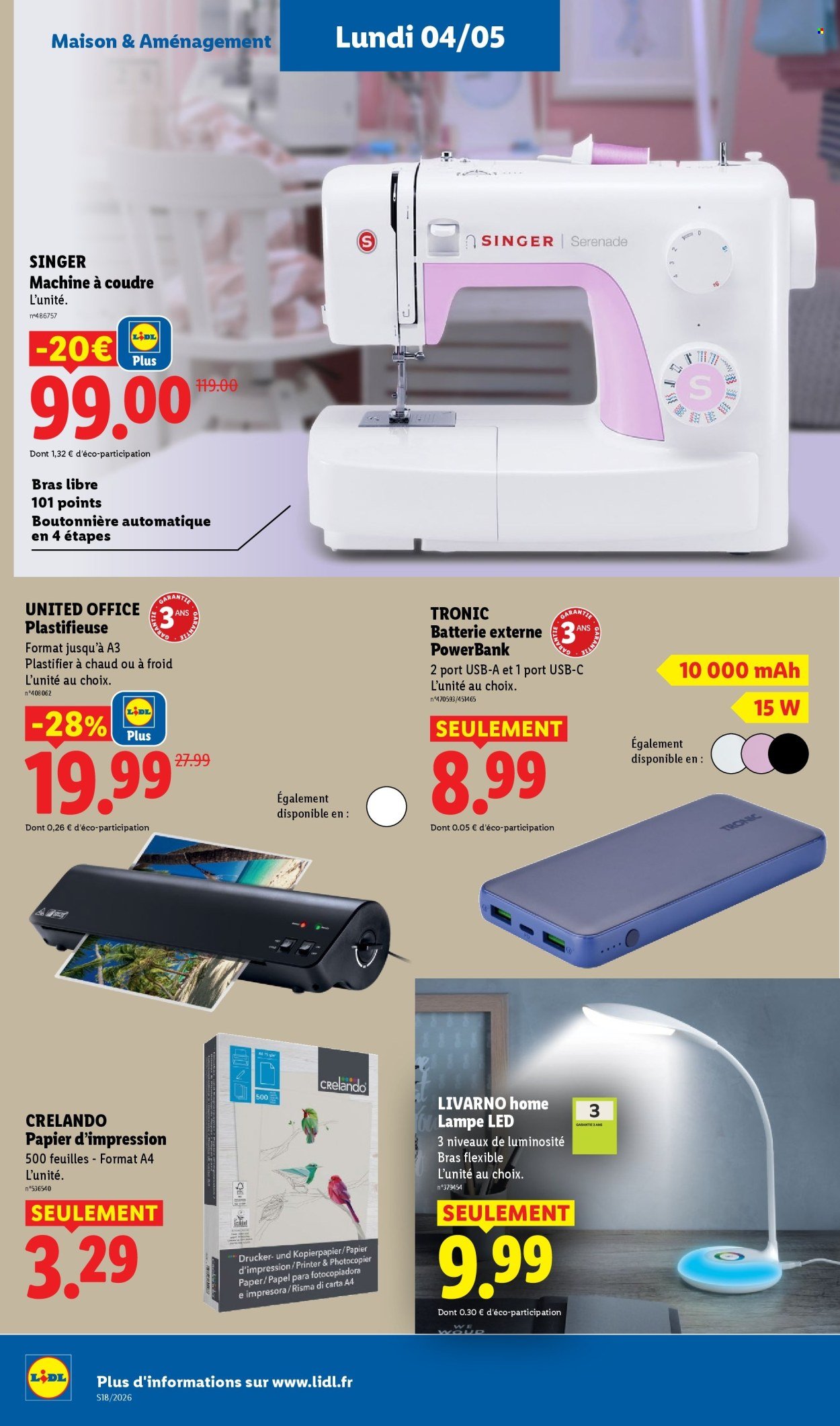 Catalogue LIDL - Les promos de la semaine (2026-04-30 - 2026-05-06)