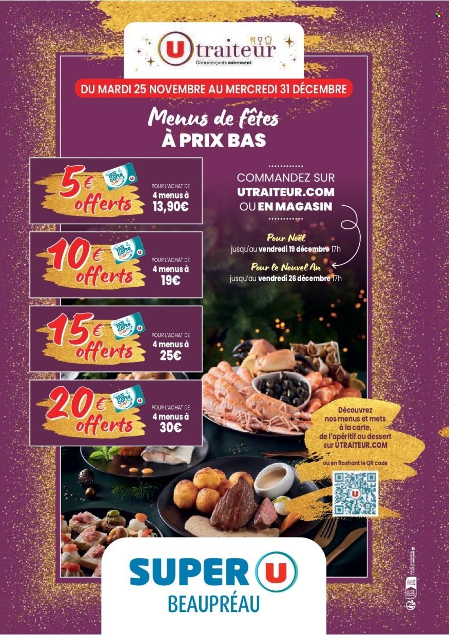Catalogue SUPER U - 4 semaines pour préparer Noël - Semaine 2
