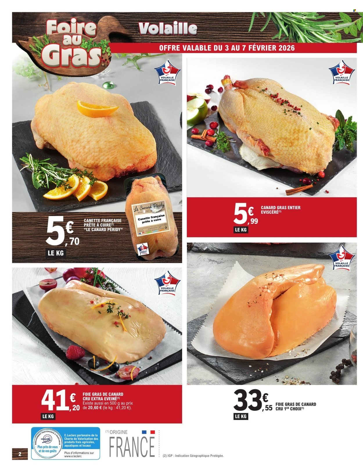 Catalogue E.LECLERC - FOIRE AU GRAS
