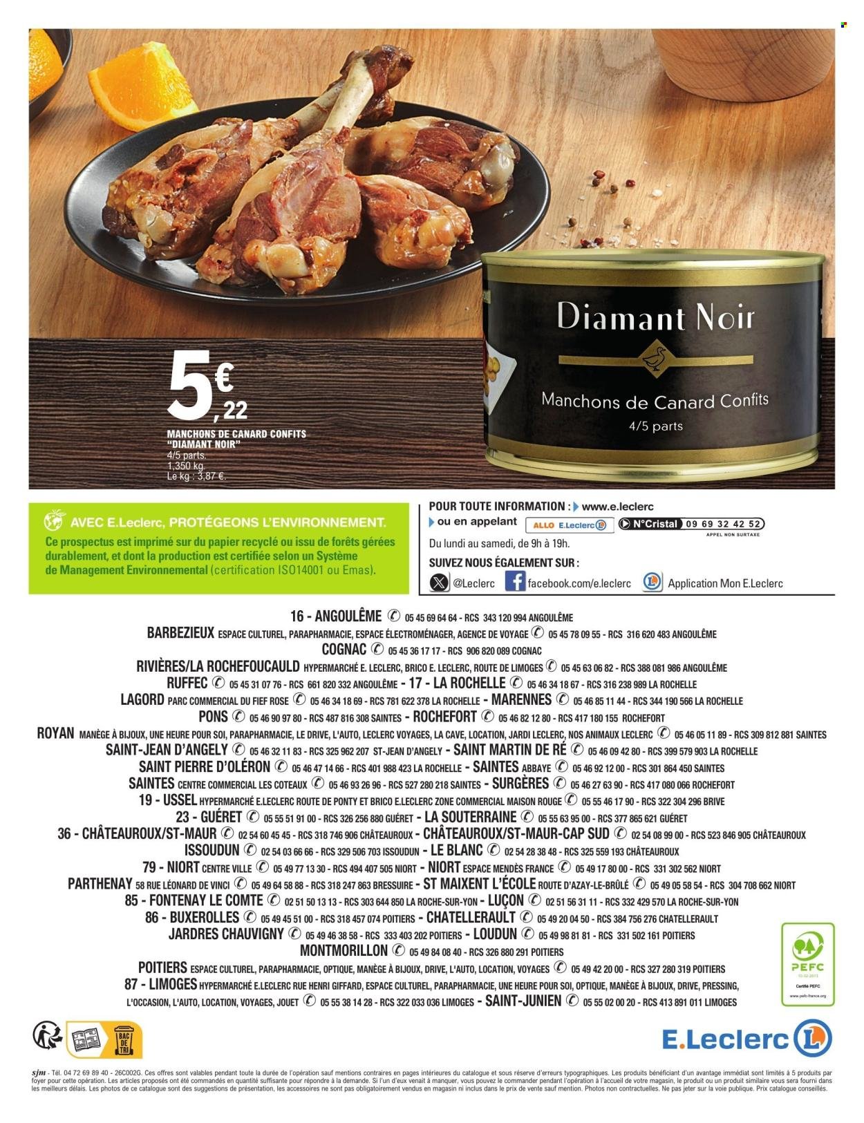 Catalogue E.LECLERC - FOIRE AU GRAS