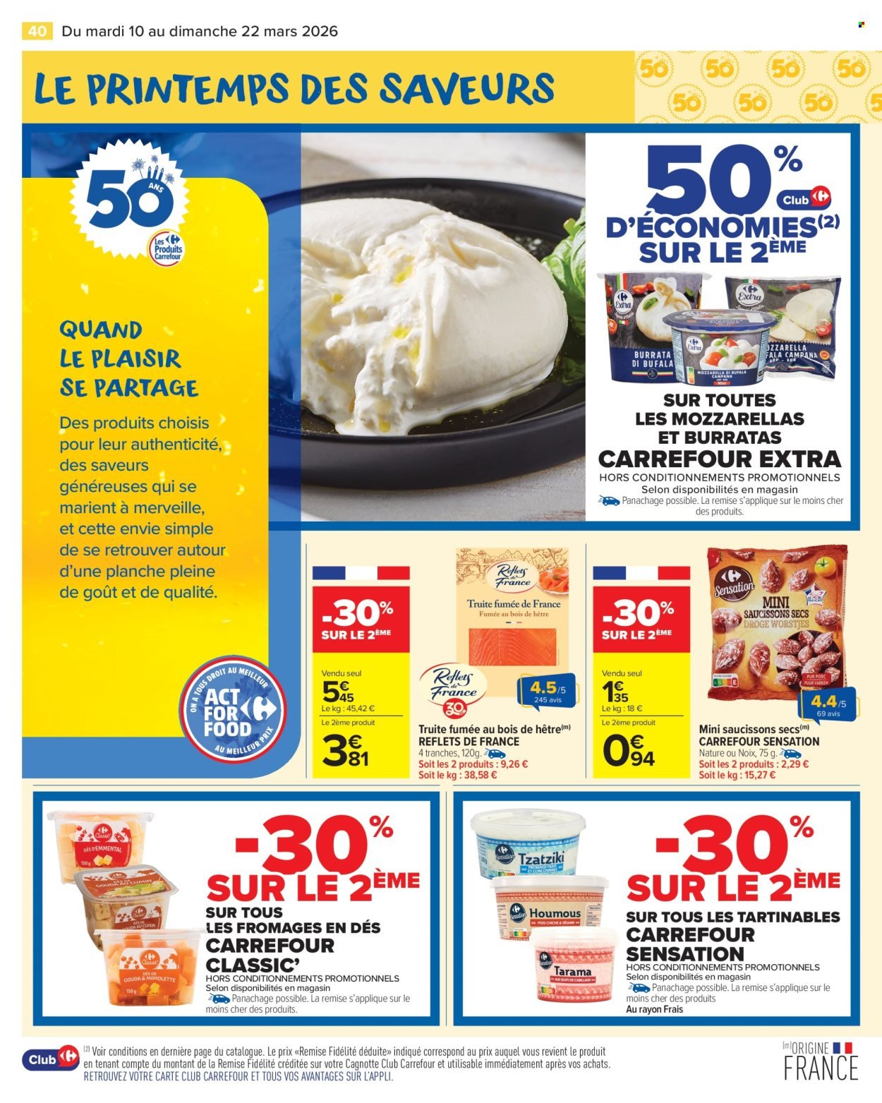 Catalogue CARREFOUR MARKET - LE MOIS VIP 30% D'ÉCONOMIES (2026-03-10 - 2026-03-22)