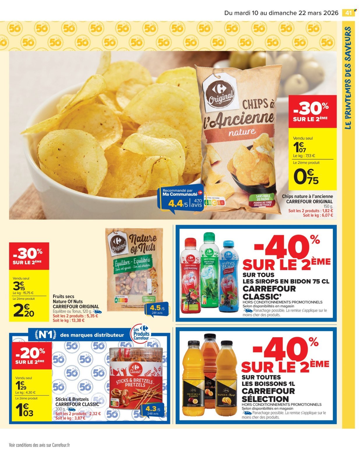 Catalogue CARREFOUR MARKET - LE MOIS VIP 30% D'ÉCONOMIES (2026-03-10 - 2026-03-22)