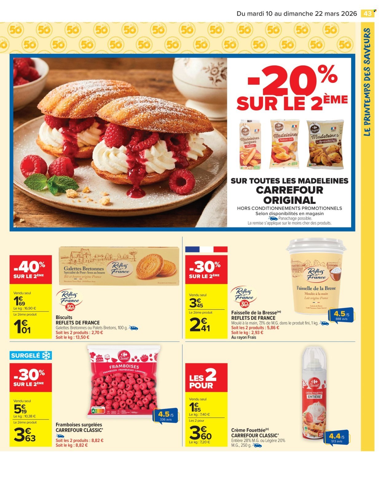 Catalogue CARREFOUR MARKET - LE MOIS VIP 30% D'ÉCONOMIES (2026-03-10 - 2026-03-22)