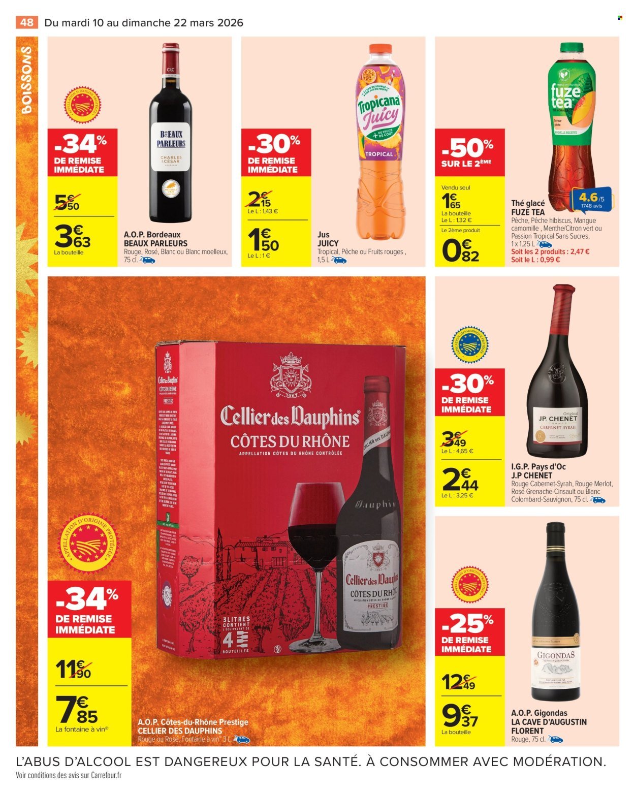 Catalogue CARREFOUR MARKET - LE MOIS VIP 30% D'ÉCONOMIES (2026-03-10 - 2026-03-22)