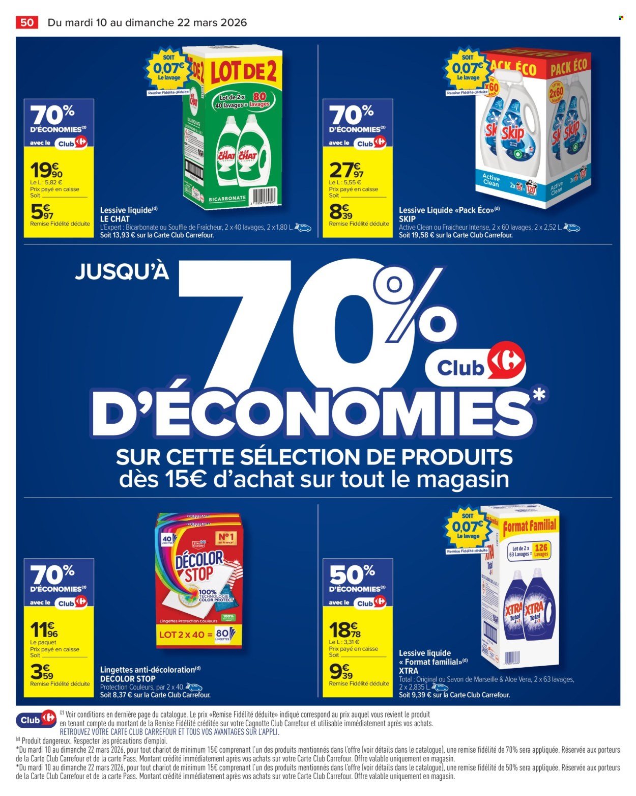 Catalogue CARREFOUR MARKET - LE MOIS VIP 30% D'ÉCONOMIES (2026-03-10 - 2026-03-22)