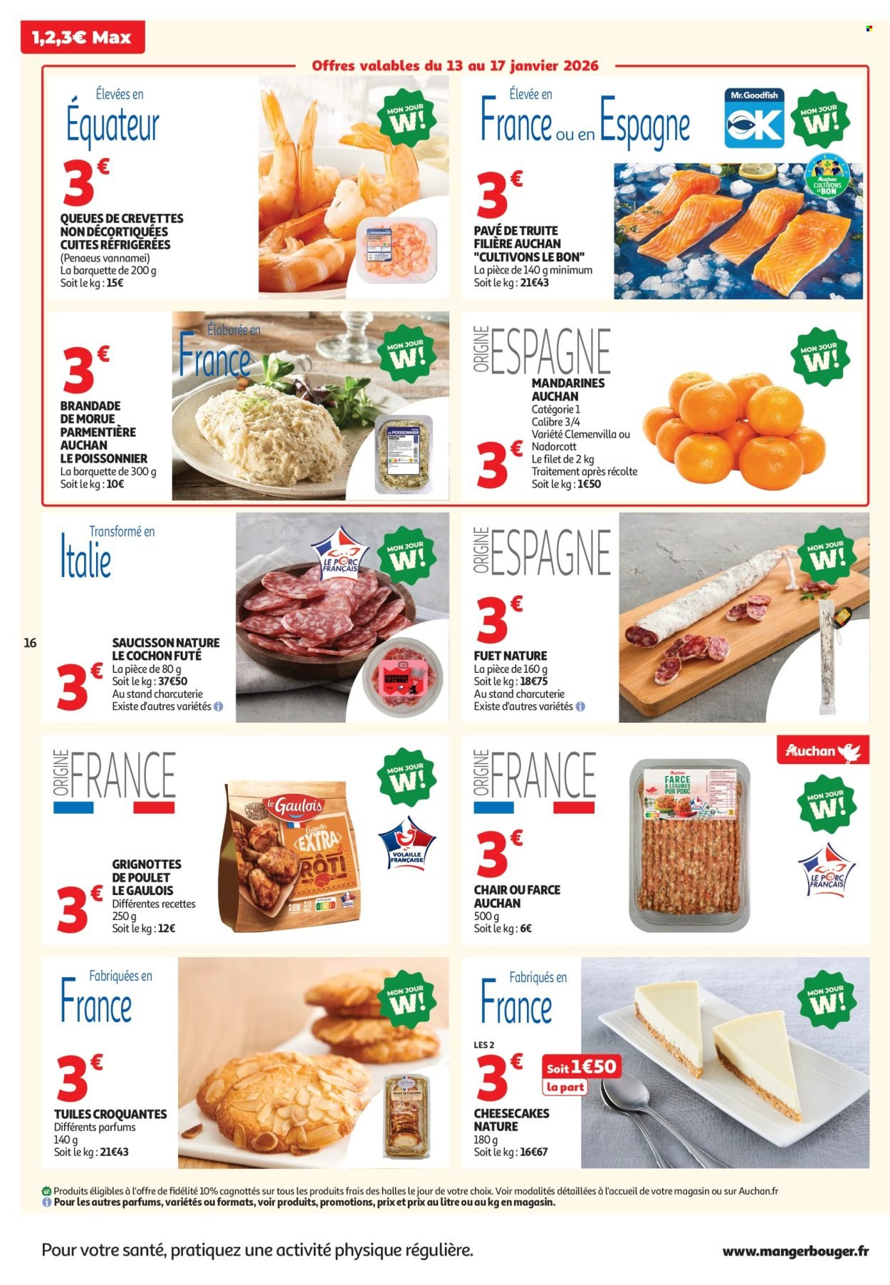 Catalogue AUCHAN - Petits prix 1, 2, 3 € (2026-01-13 - 2026-01-25)