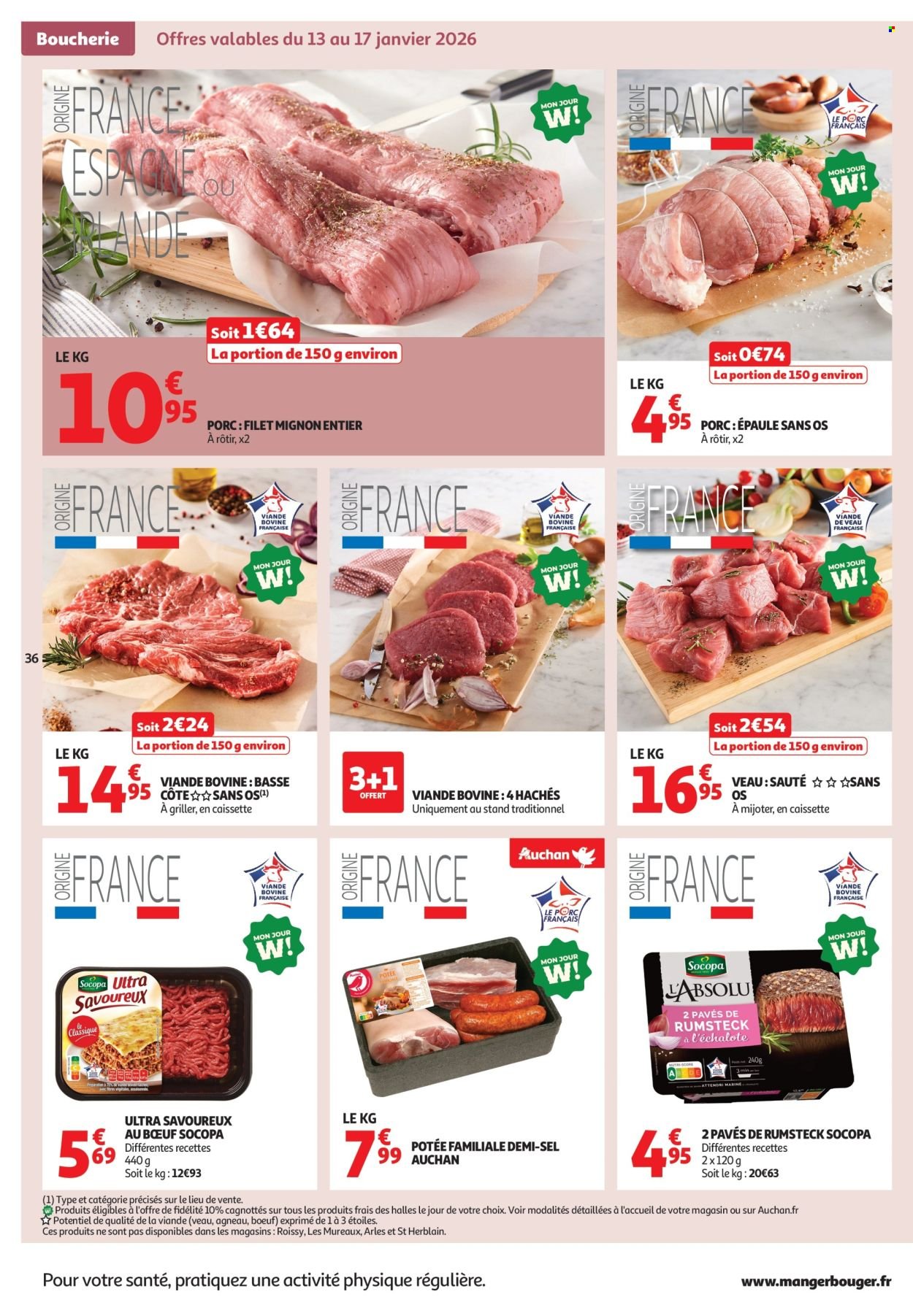 Catalogue AUCHAN - Petits prix 1, 2, 3 € (2026-01-13 - 2026-01-25)