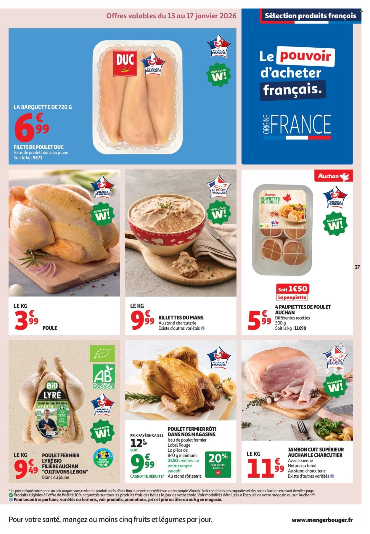Catalogue AUCHAN - Petits prix 1, 2, 3 € (2026-01-13 - 2026-01-25)