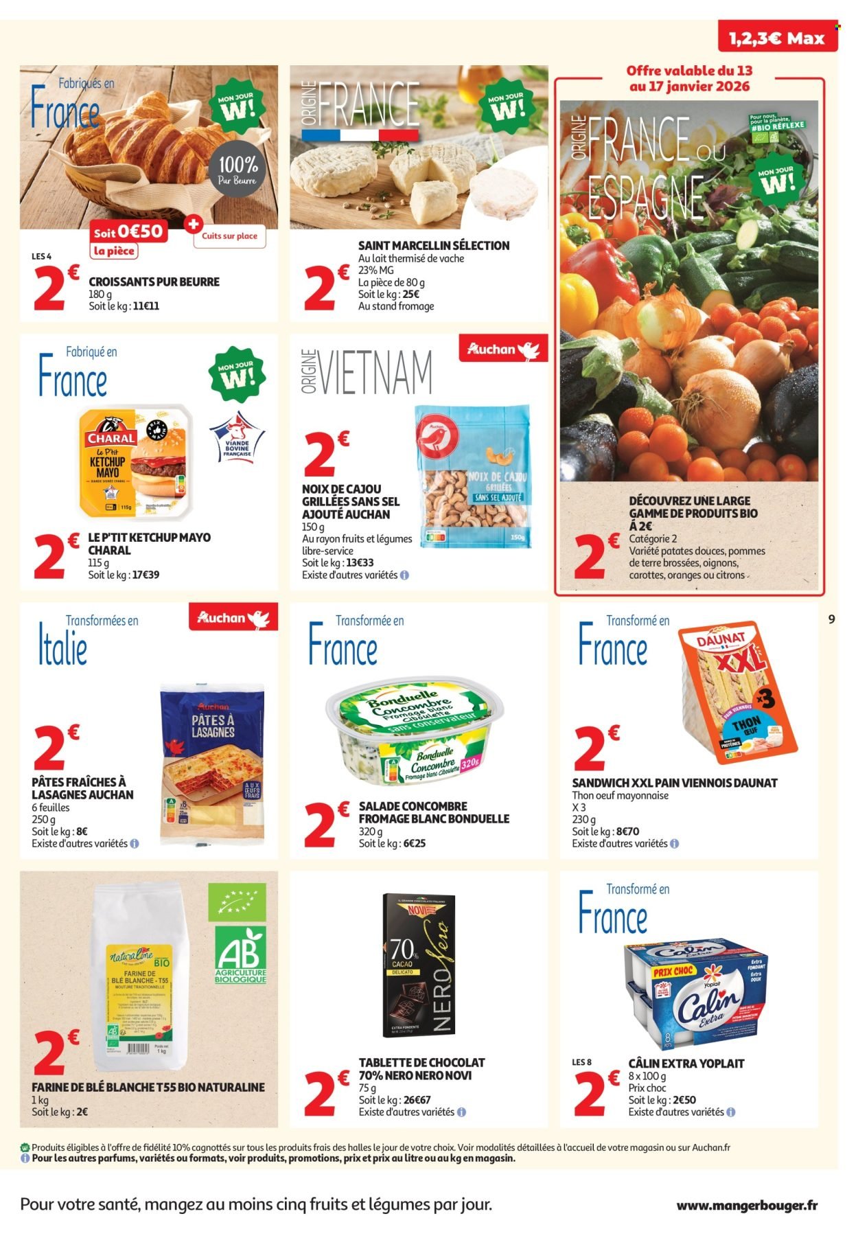 Catalogue AUCHAN - Petits prix 1, 2, 3 € (2026-01-13 - 2026-01-25)