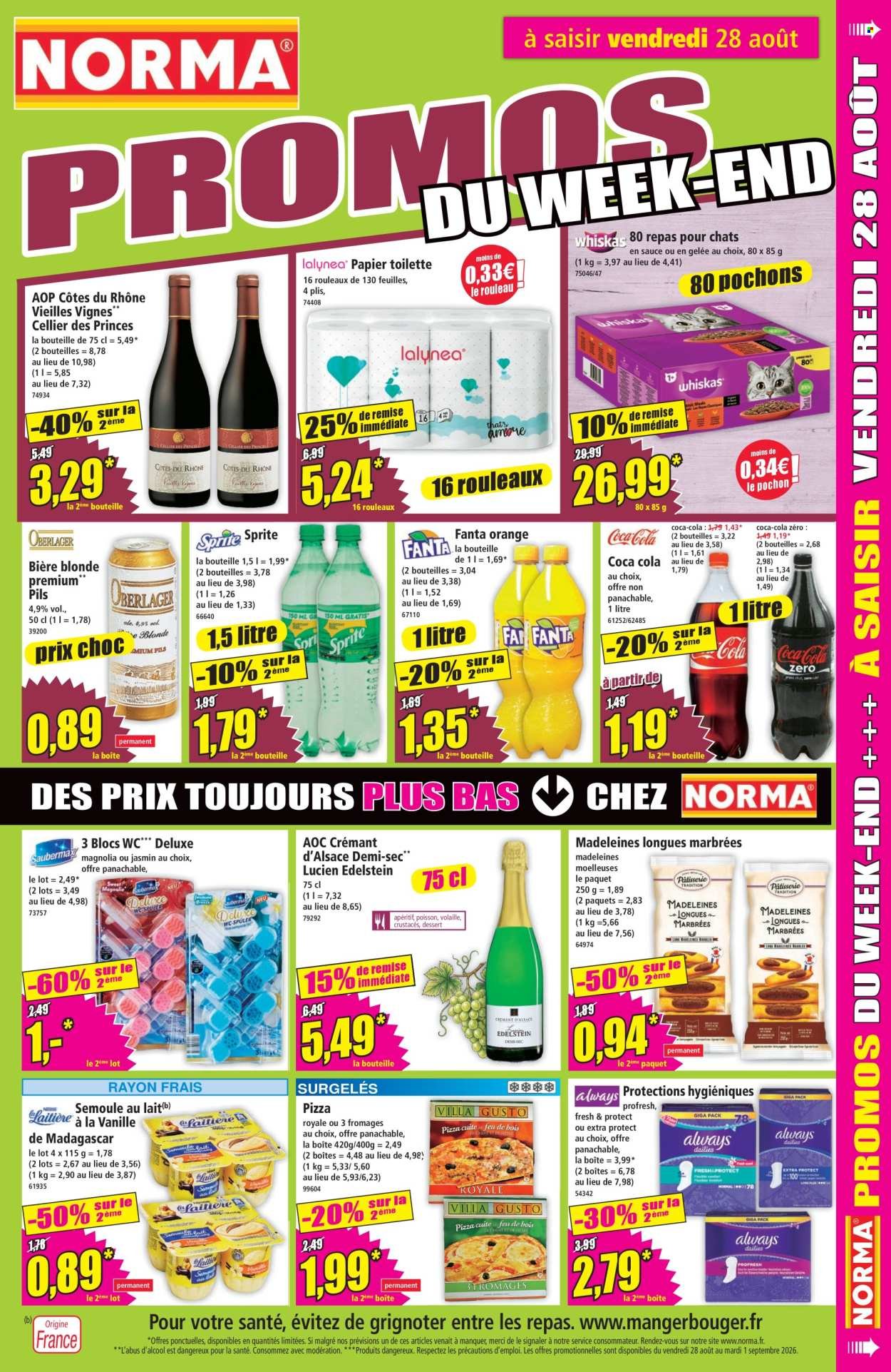 Catalogue NORMA - Du mercredi 26 août 2026