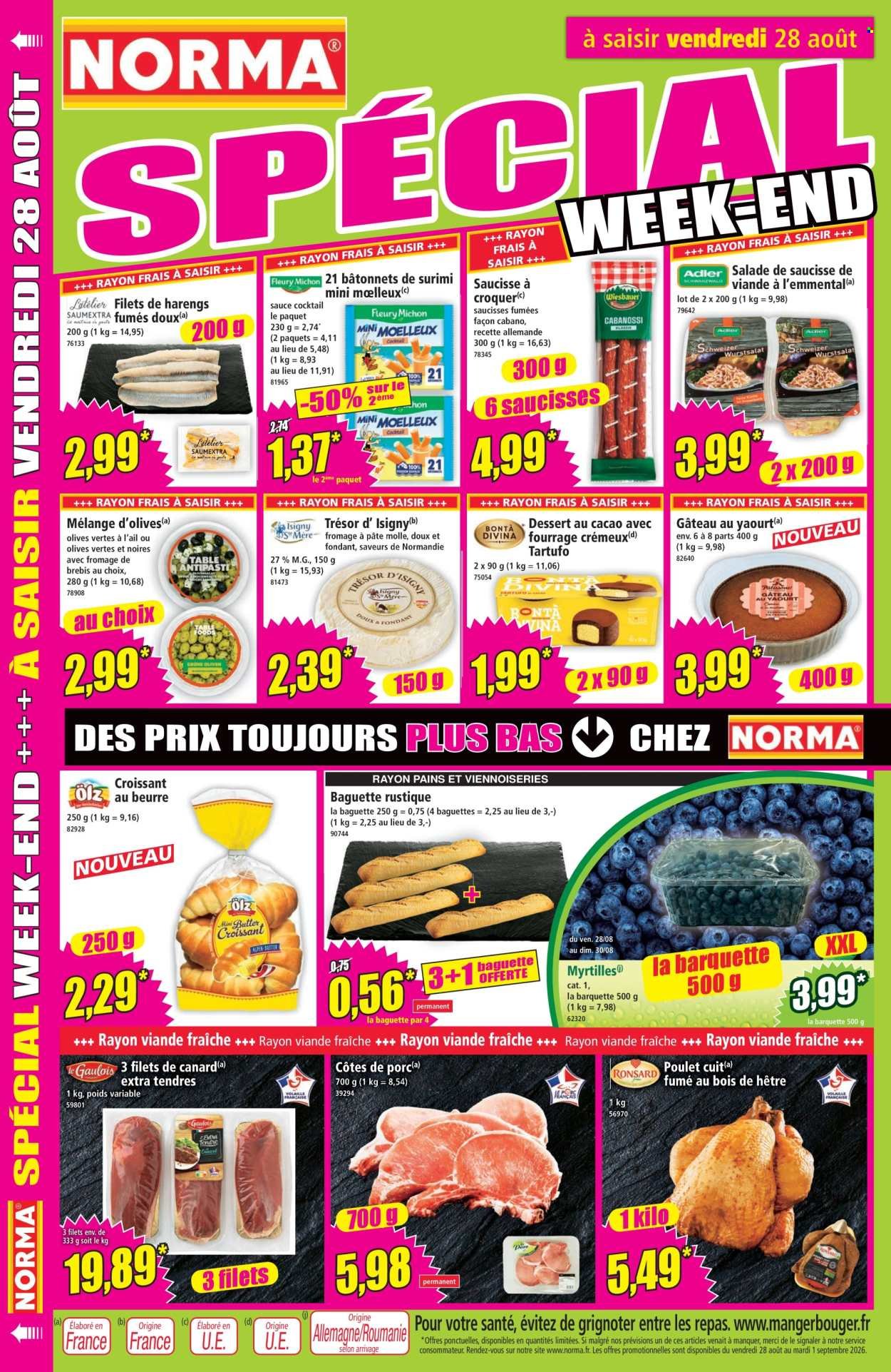 Catalogue NORMA - Du mercredi 26 août 2026
