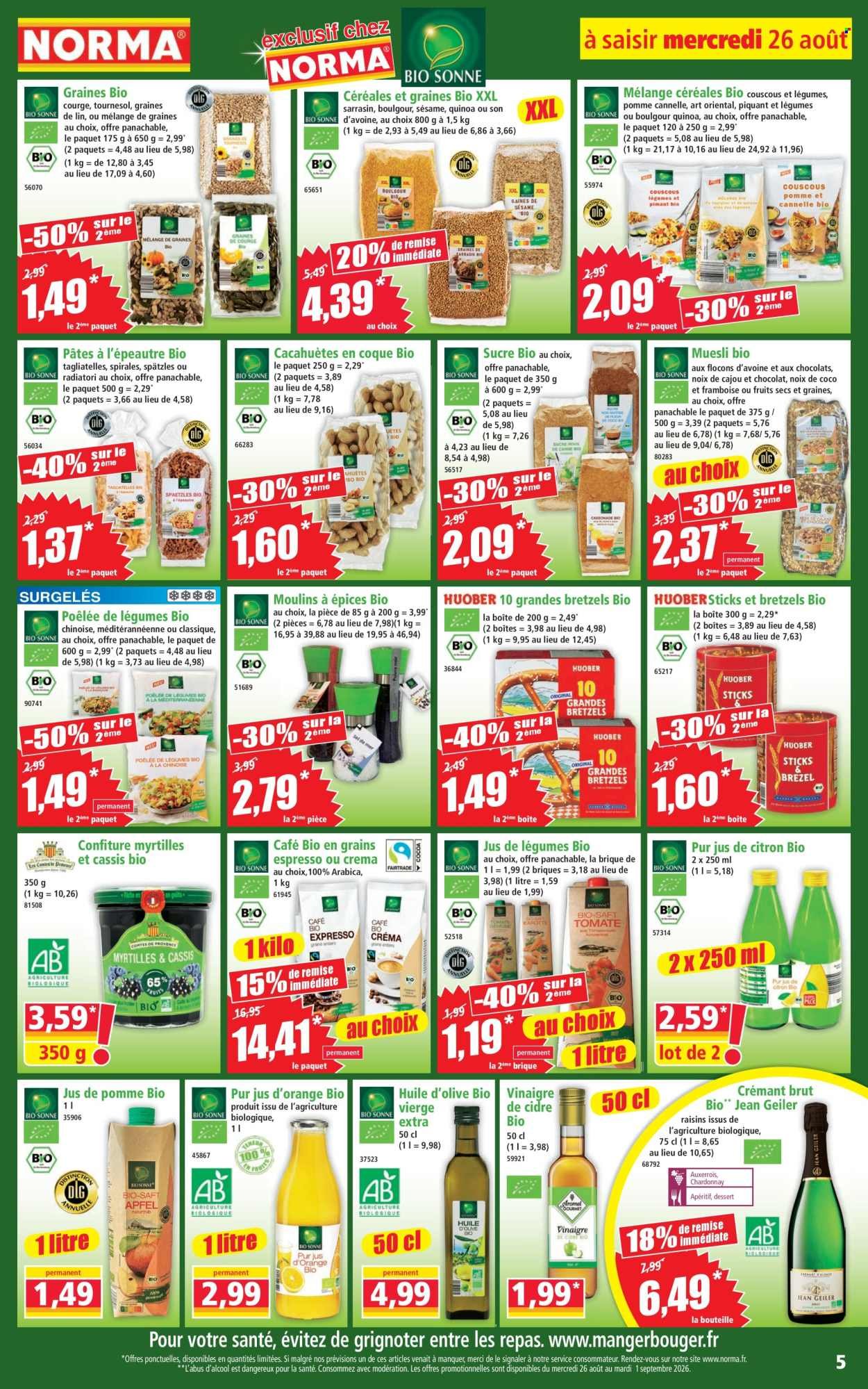 Catalogue NORMA - Du mercredi 26 août 2026