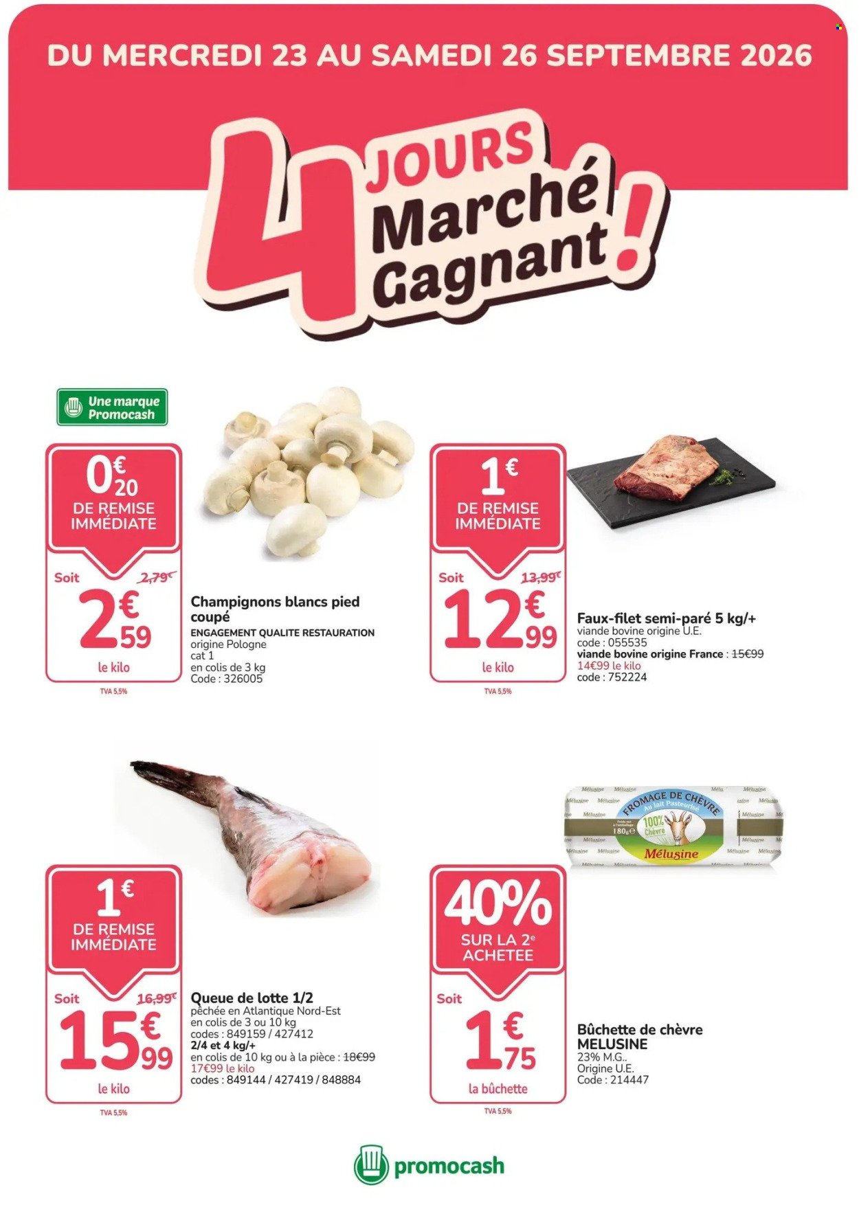 Catalogue PROMOCASH - 4 Jours Marché Gagnant