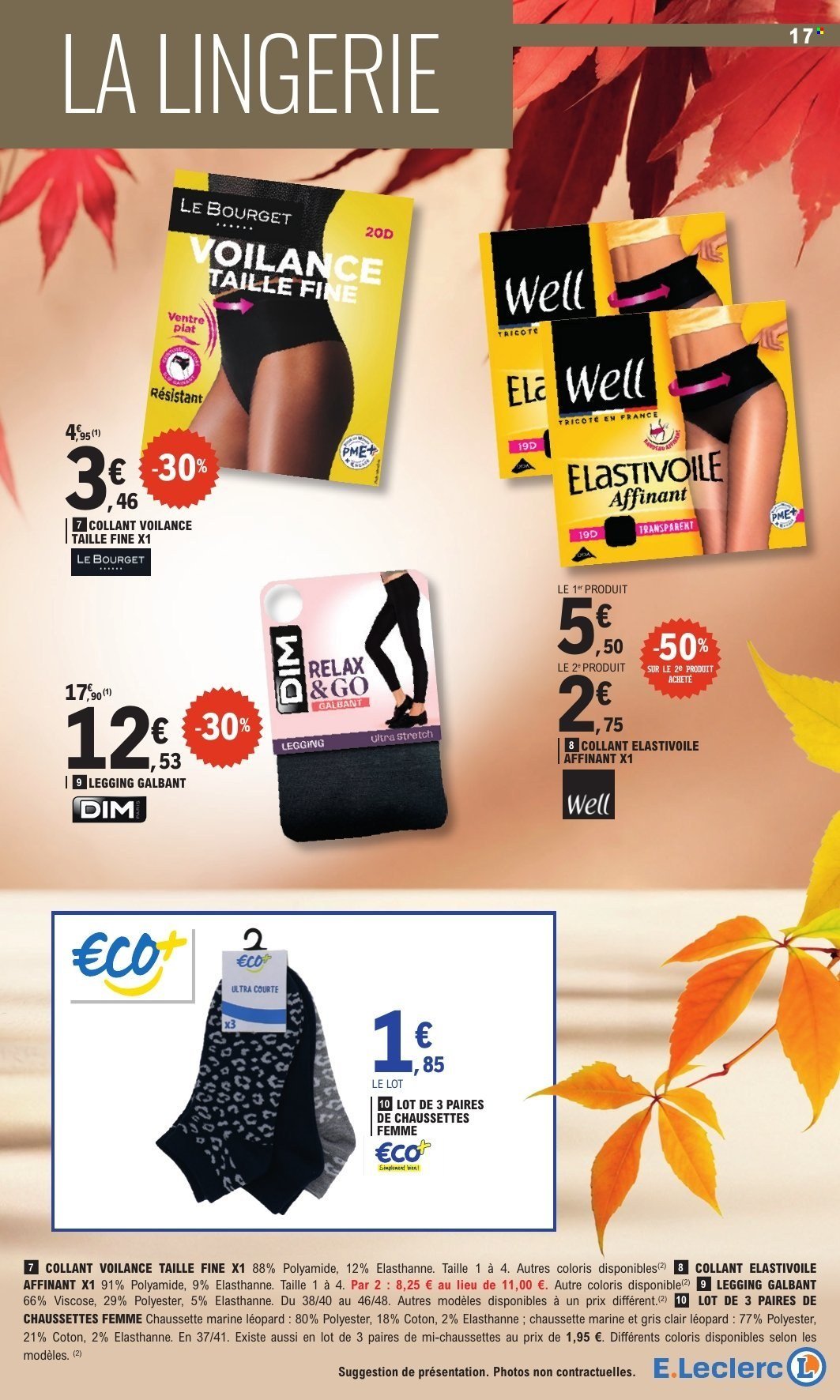 Catalogue E.LECLERC - TEXTILE PROMOS MONSTRES (2025-09-30 - 2025-10-11)