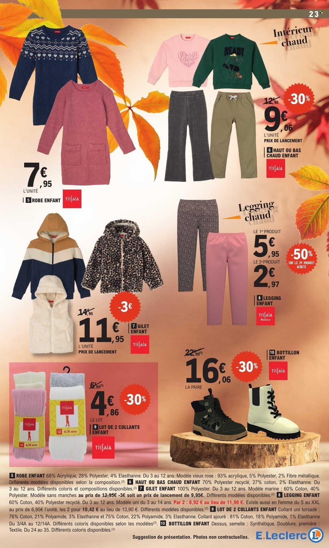 Catalogue E.LECLERC - TEXTILE PROMOS MONSTRES (2025-09-30 - 2025-10-11)