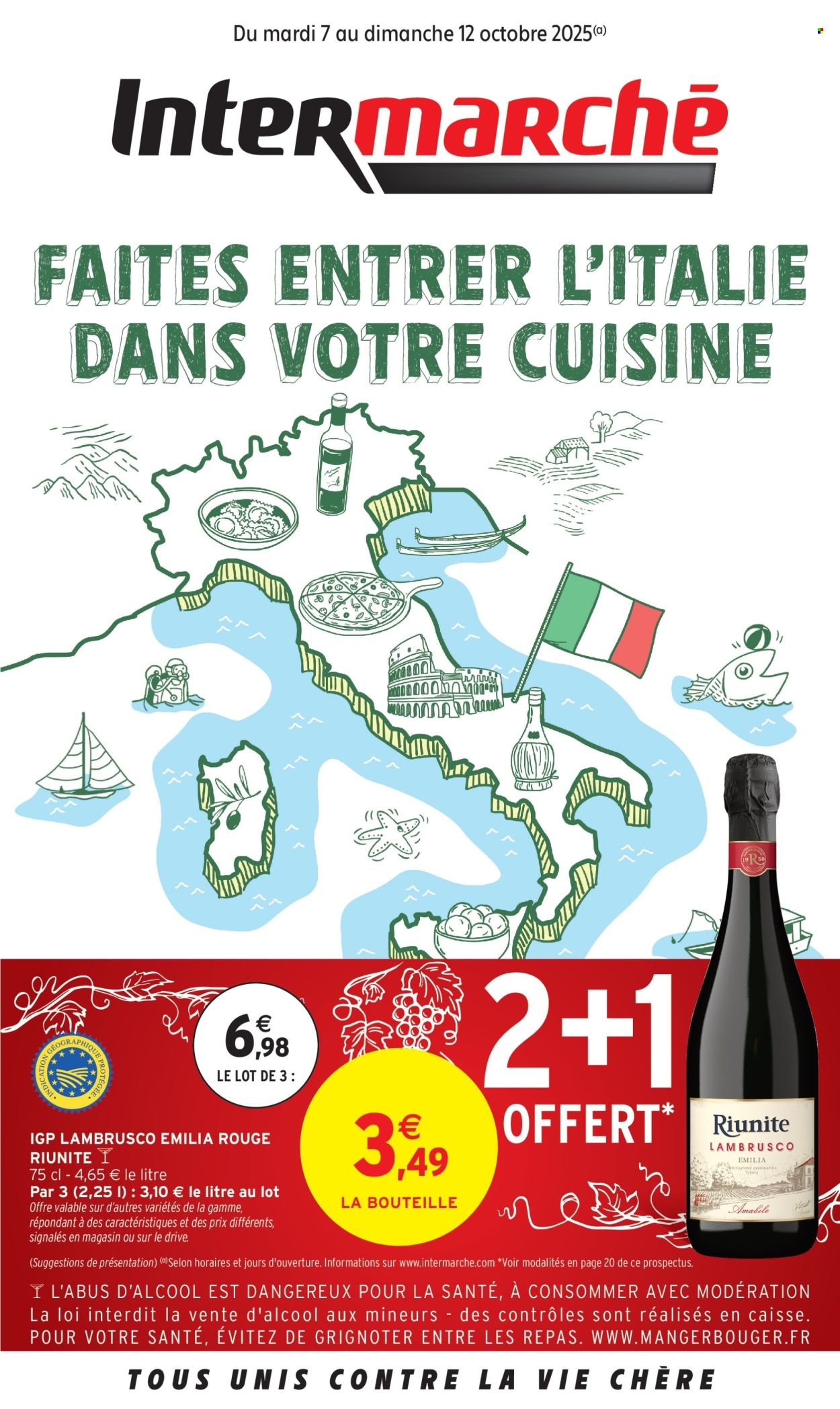 Catalogue INTERMARCHÉ - FAITES ENTRER L’ITALIE DANS VOTRE CUISINE (2025-10-07 - 2025-10-12)