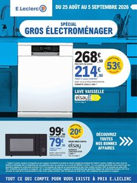 Catalogue E.LECLERC - SÉLECTION GROS ELECTROMÉNAGERS