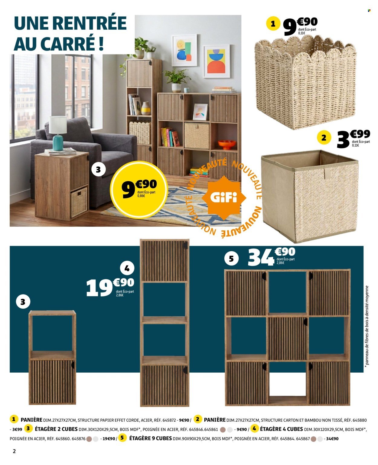 Catalogue GIFI - Top départ, c'est la rentrée !