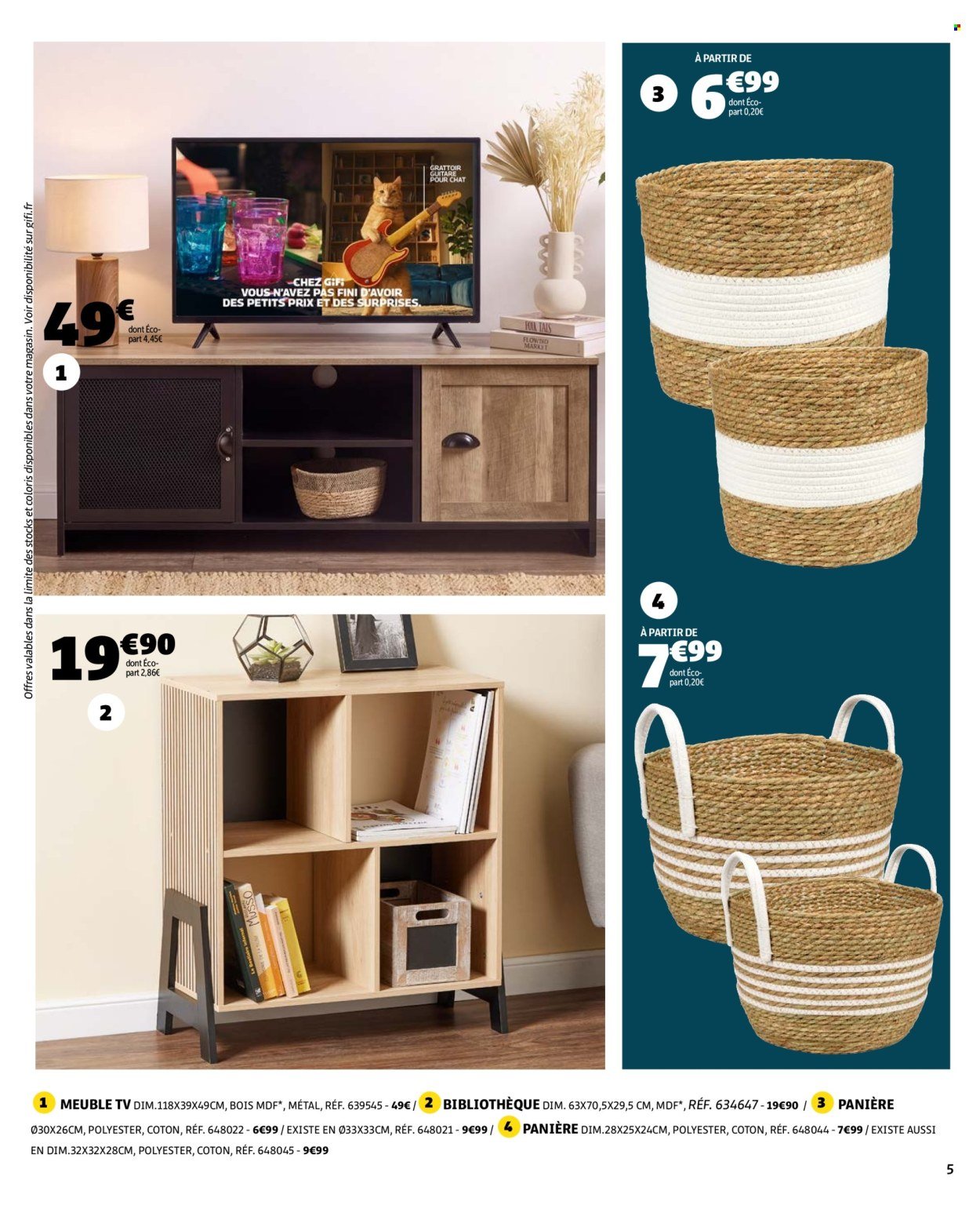 Catalogue GIFI - Top départ, c'est la rentrée !