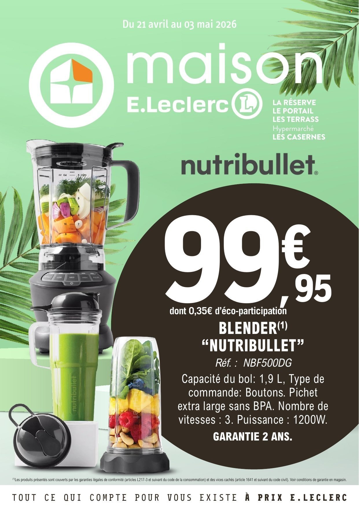 Catalogue E.LECLERC - Du mardi 21 avril 2026