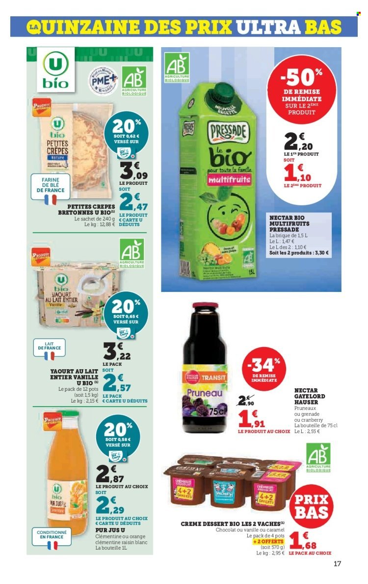 Catalogue SUPER U - Les prix bas de la semaine (2026-01-06 - 2026-01-18)