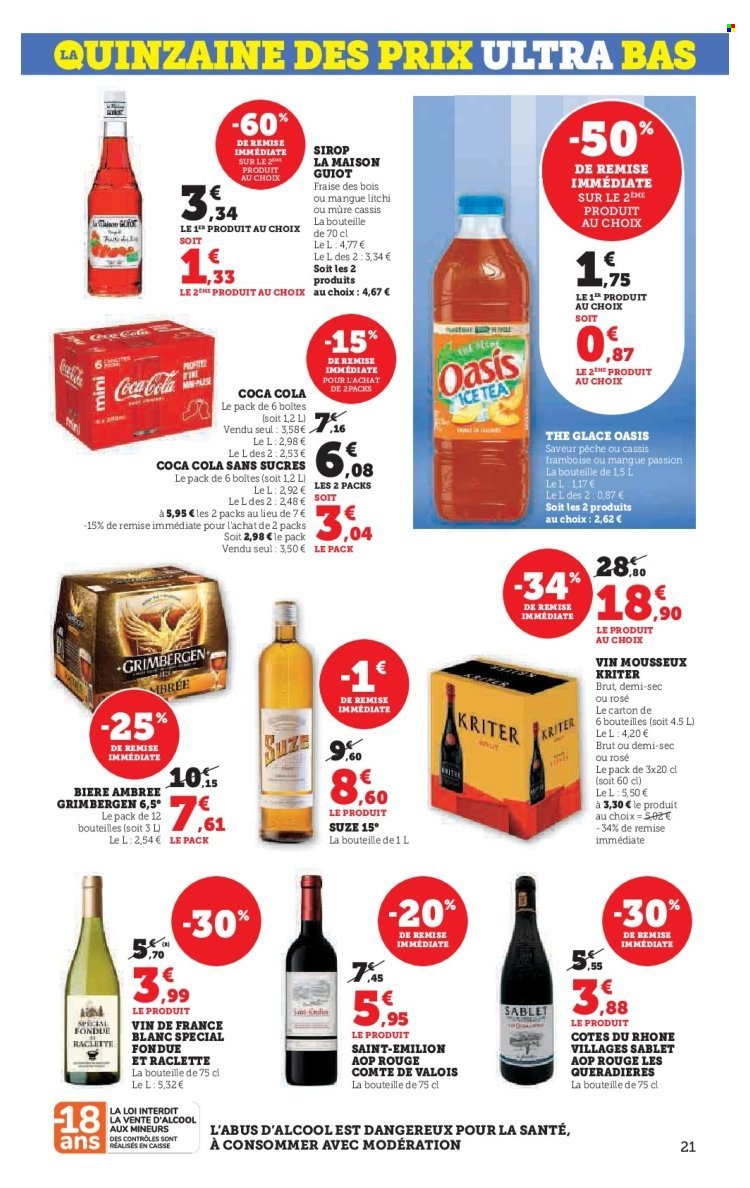 Catalogue SUPER U - Les prix bas de la semaine (2026-01-06 - 2026-01-18)