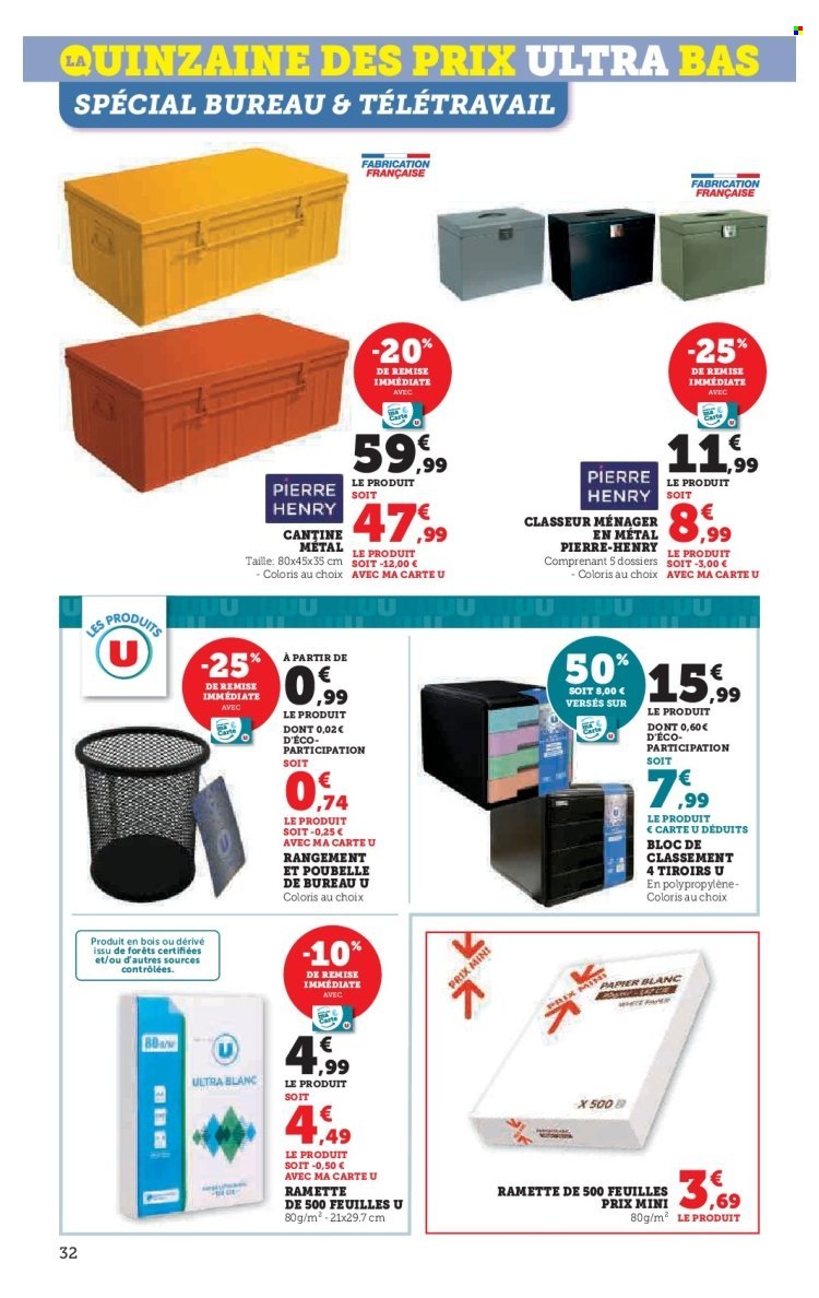 Catalogue SUPER U - Les prix bas de la semaine (2026-01-06 - 2026-01-18)