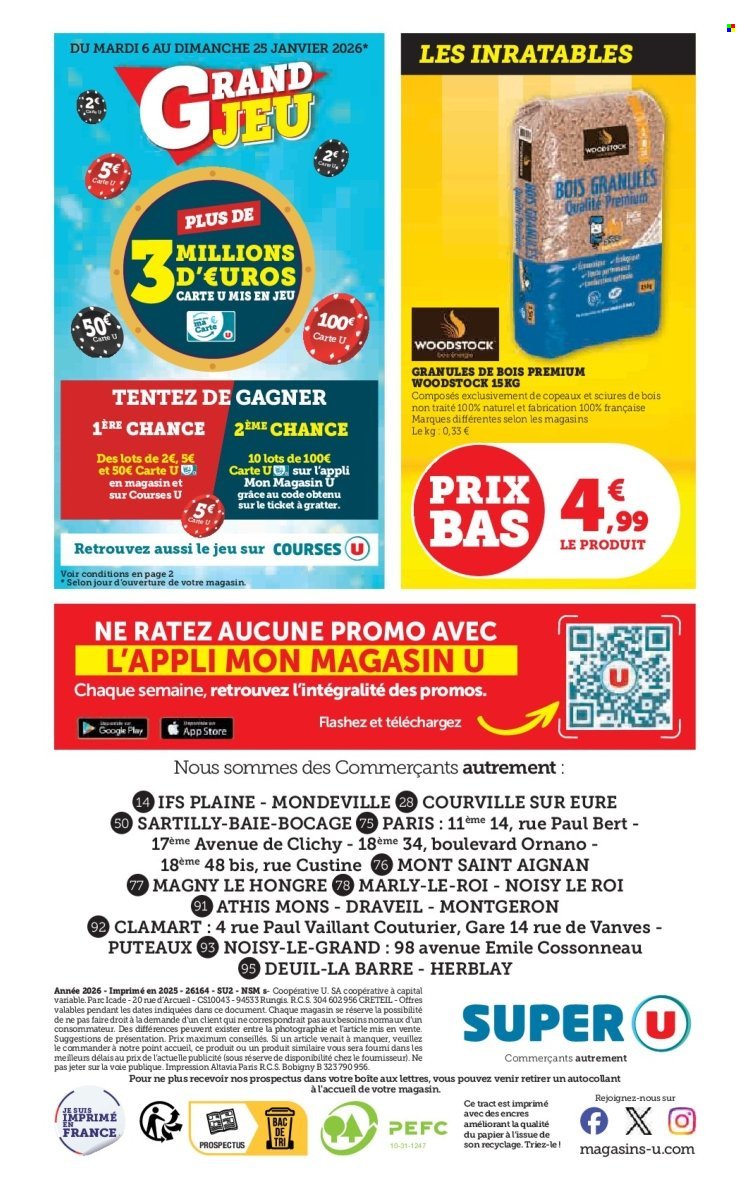 Catalogue SUPER U - Les prix bas de la semaine
