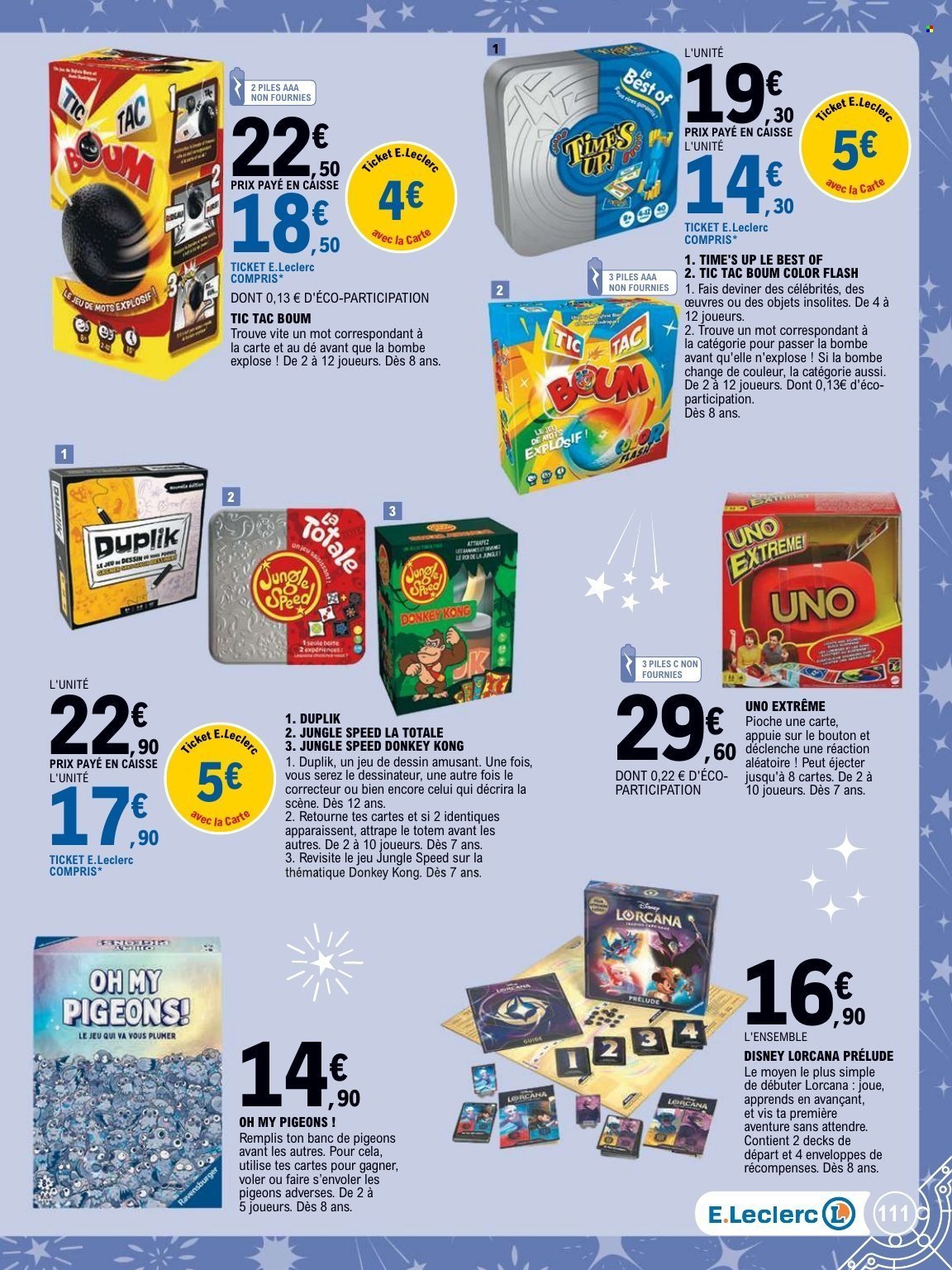 Catalogue E.LECLERC - JOUET DE NOEL (2025-10-14 - 2025-12-06)