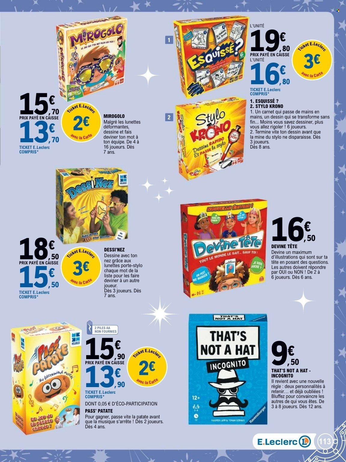 Catalogue E.LECLERC - JOUET DE NOEL (2025-10-14 - 2025-12-06)