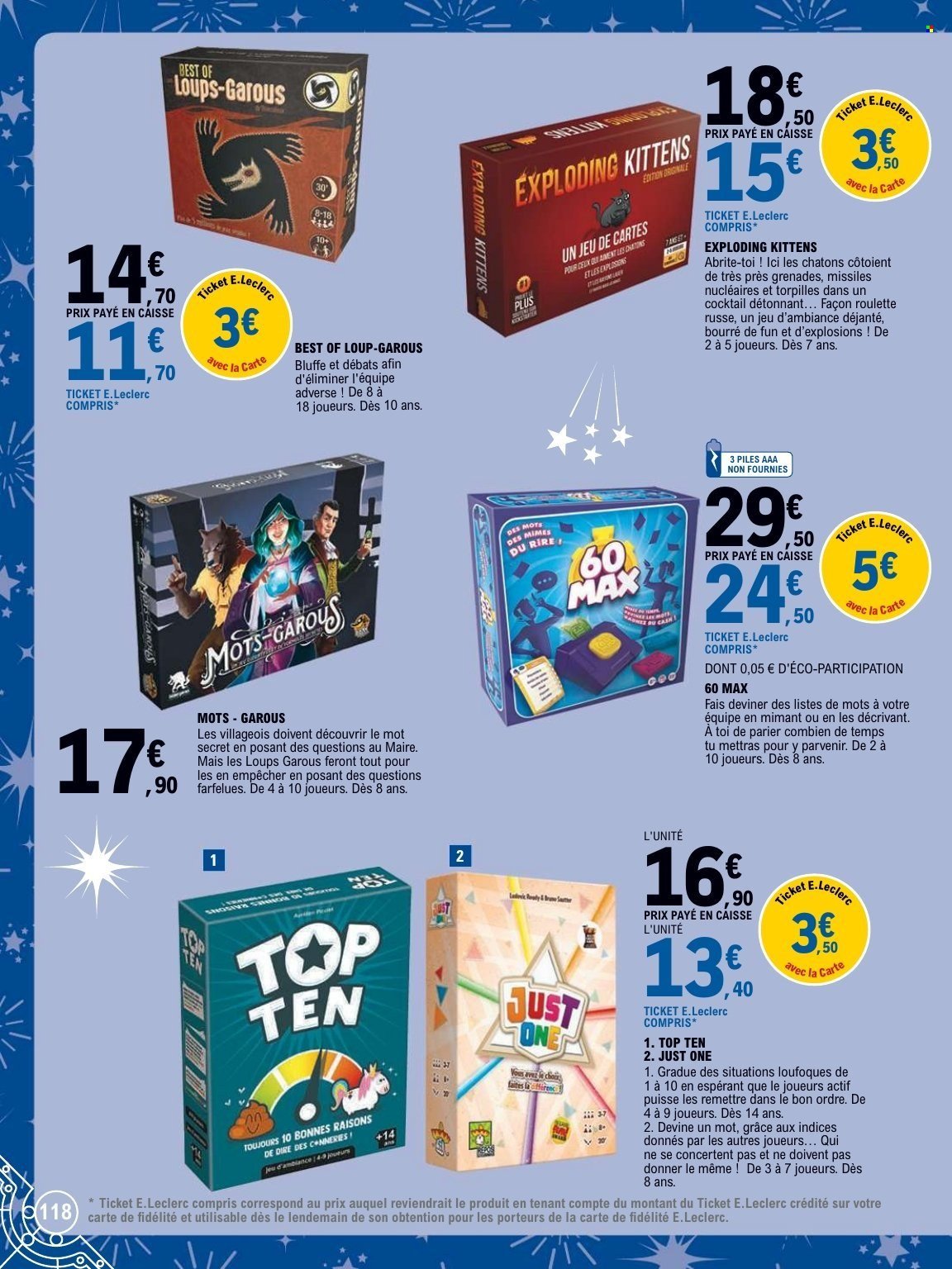 Catalogue E.LECLERC - JOUET DE NOEL (2025-10-14 - 2025-12-06)