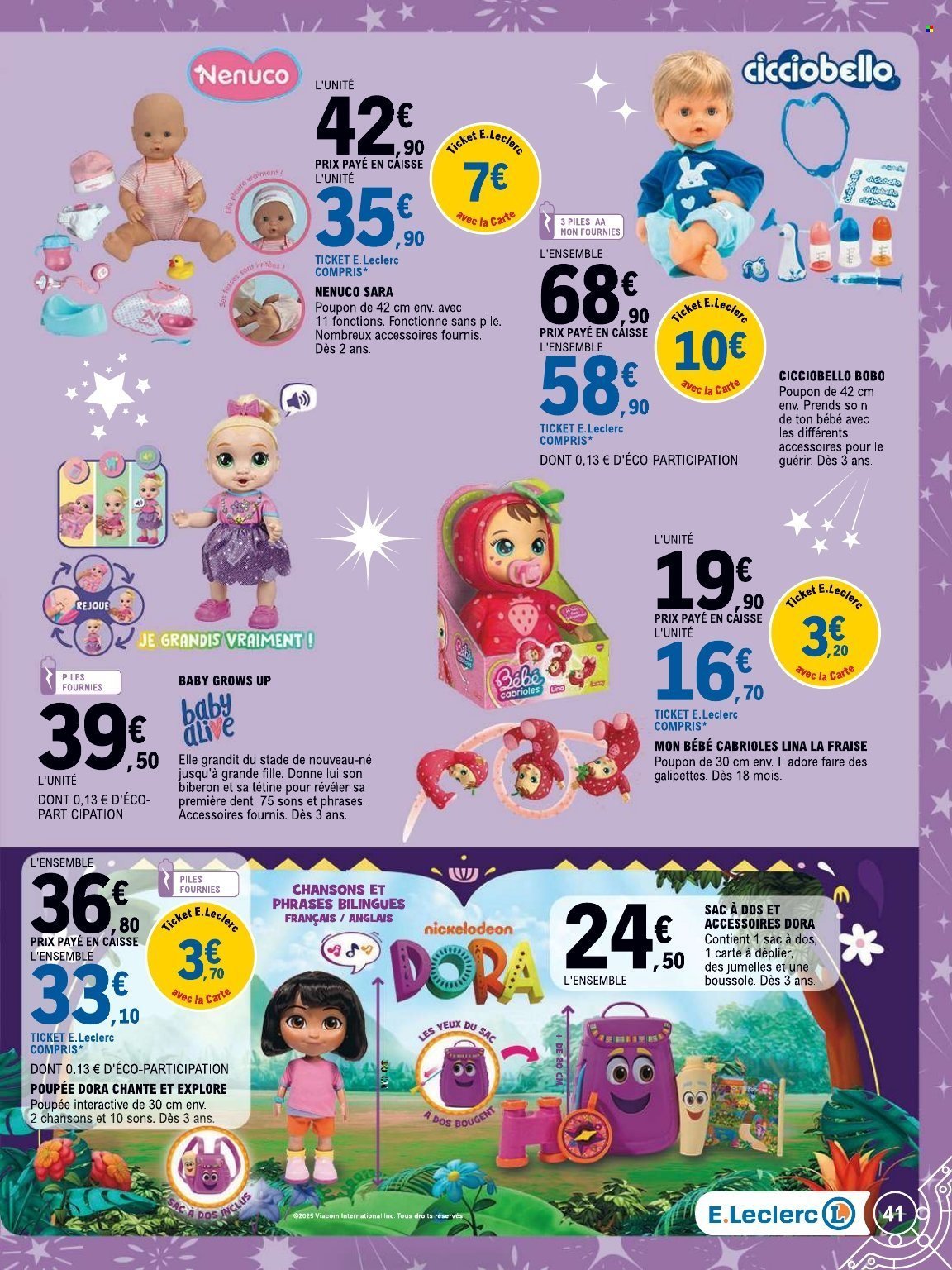 Catalogue E.LECLERC - JOUET DE NOEL (2025-10-14 - 2025-12-06)