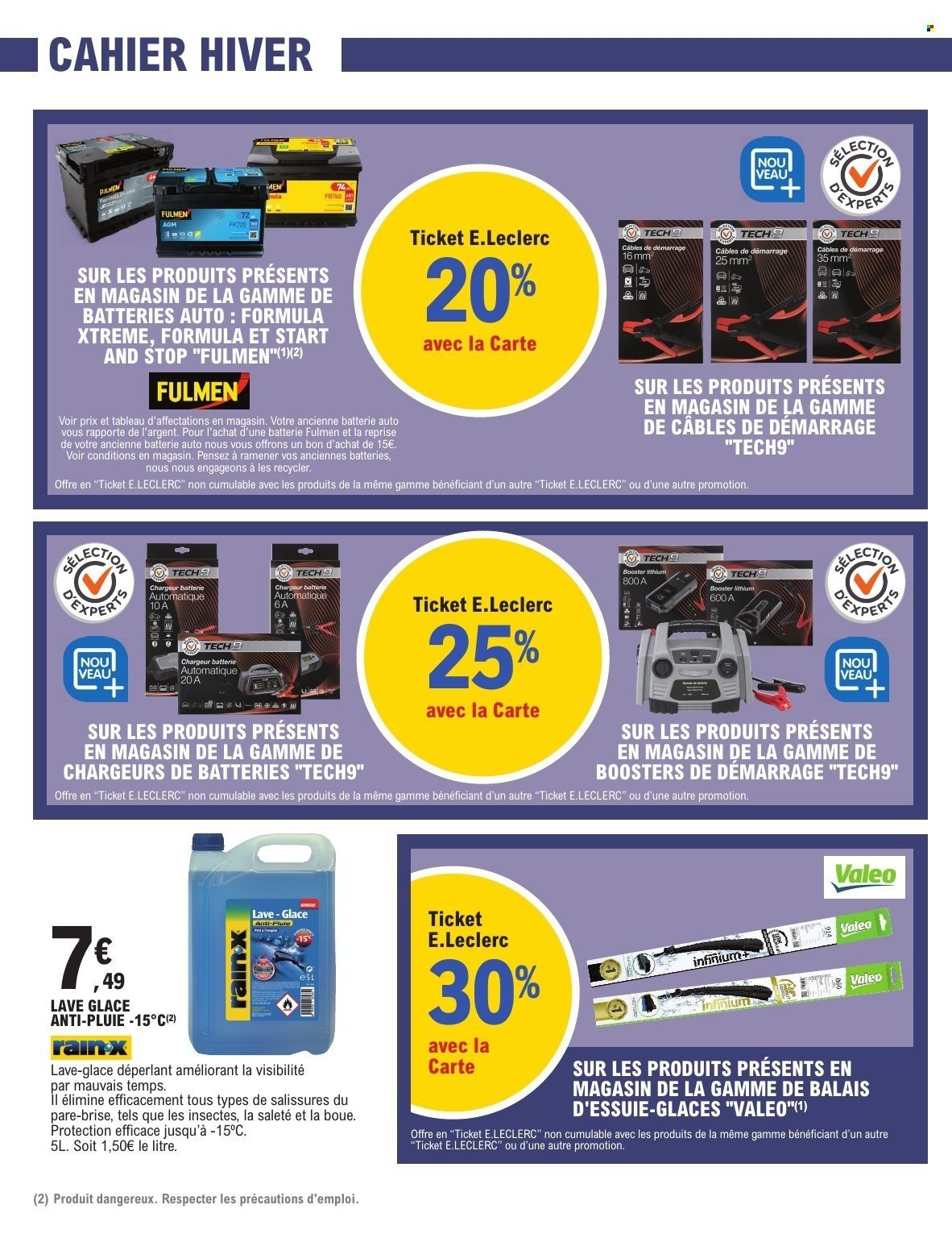 Catalogue E.LECLERC - THEMATIQUE PREPARATION HIVER