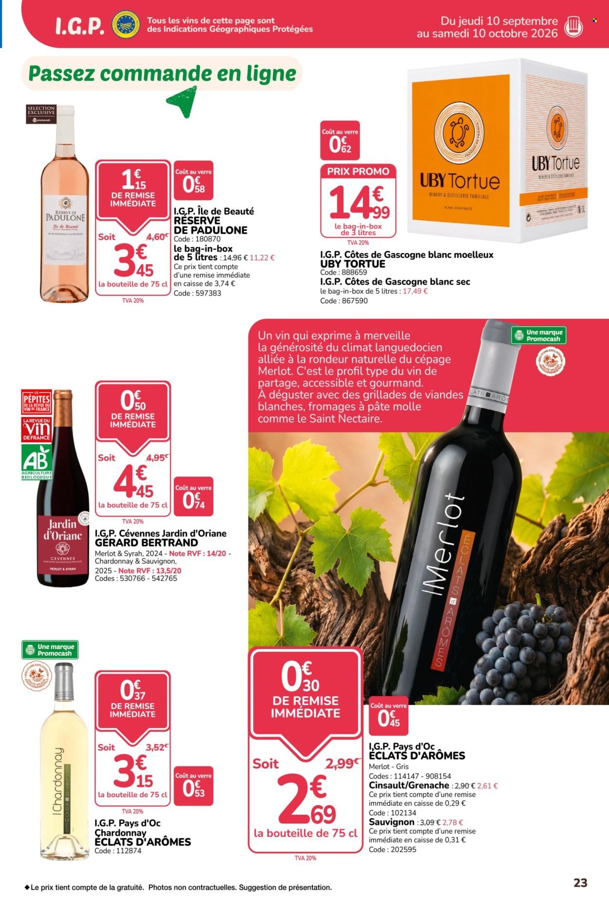 Catalogue PROMOCASH - Foire aux vins d'automne