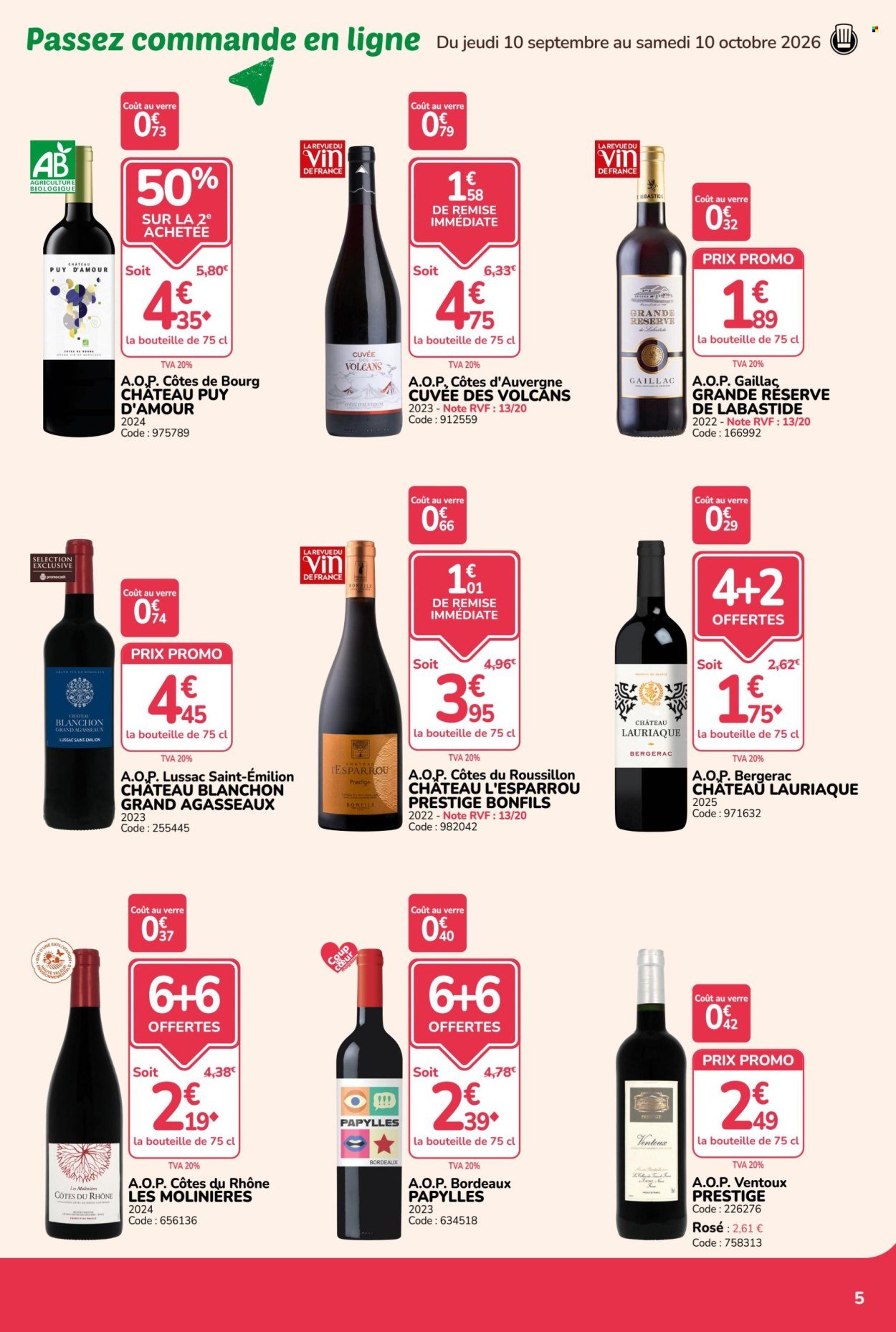 Catalogue PROMOCASH - Foire aux vins d'automne